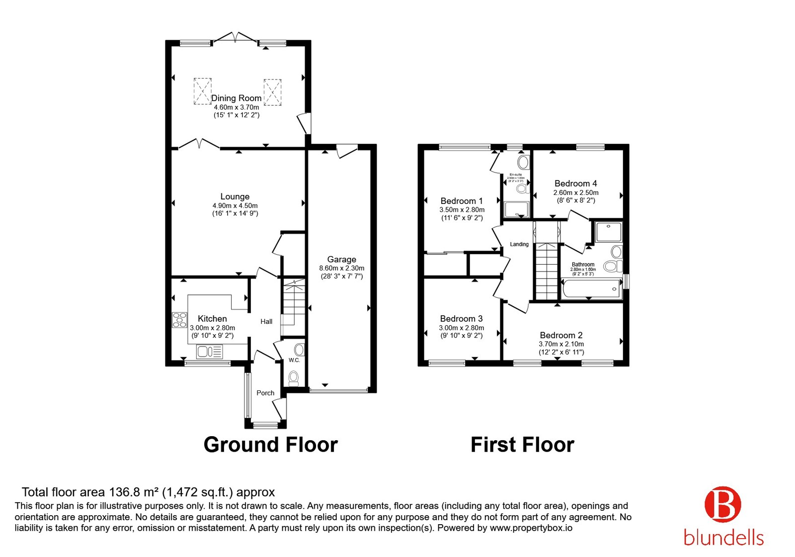 26, Laburnum Close, Sheffield floorplan