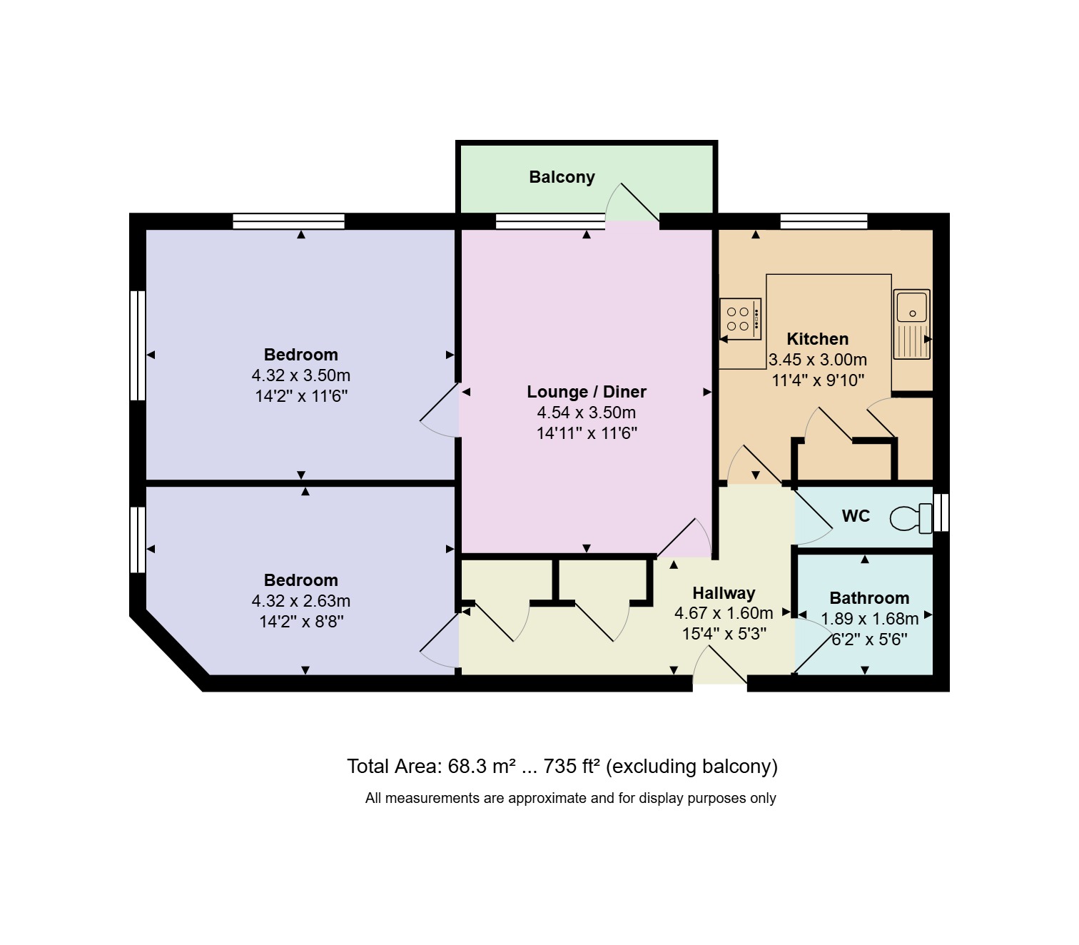 11 The Chantry, 18, Madeira Road, Bournemouth floorplan
