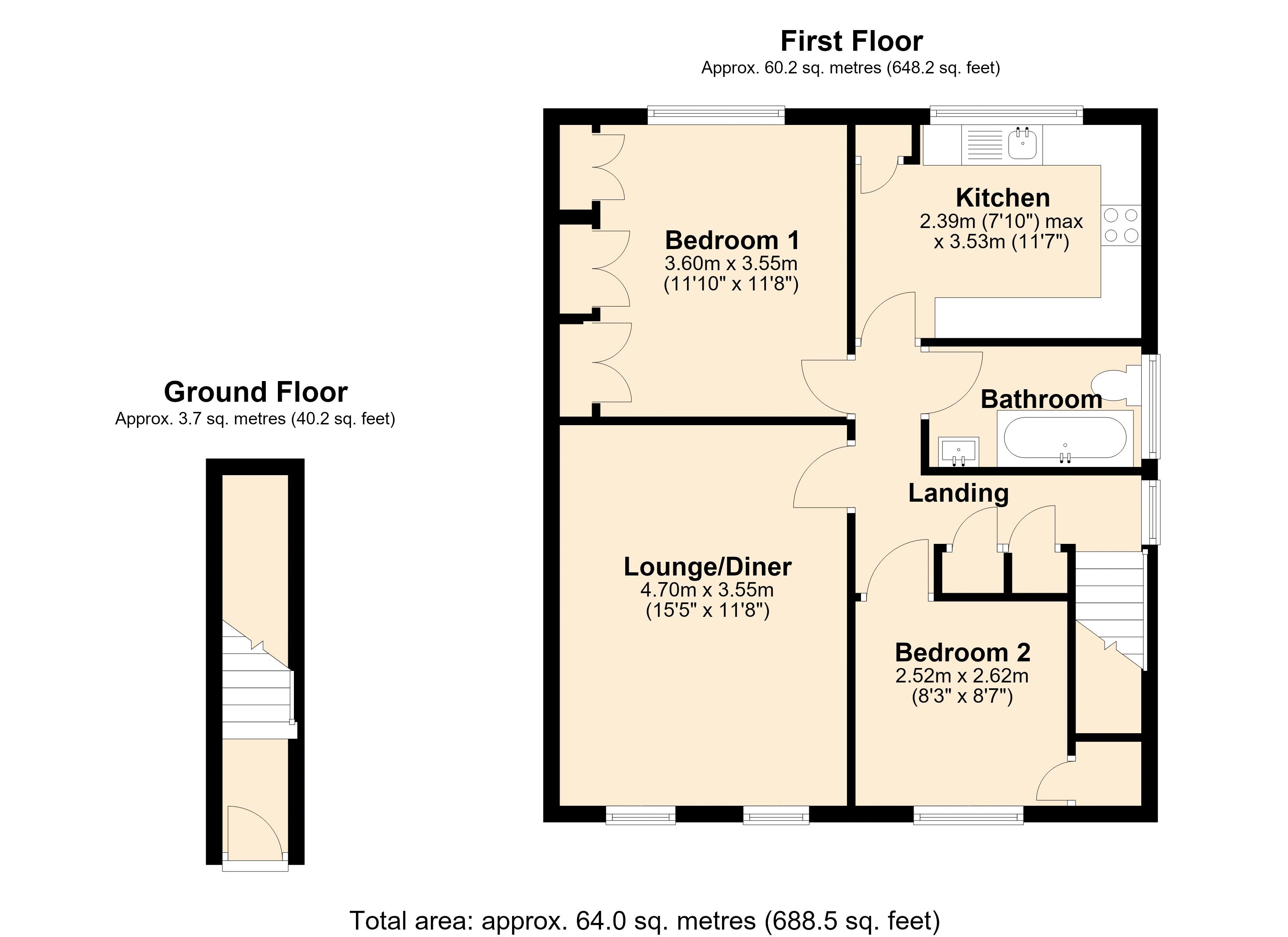 Wellington Road, Pinner floorplan