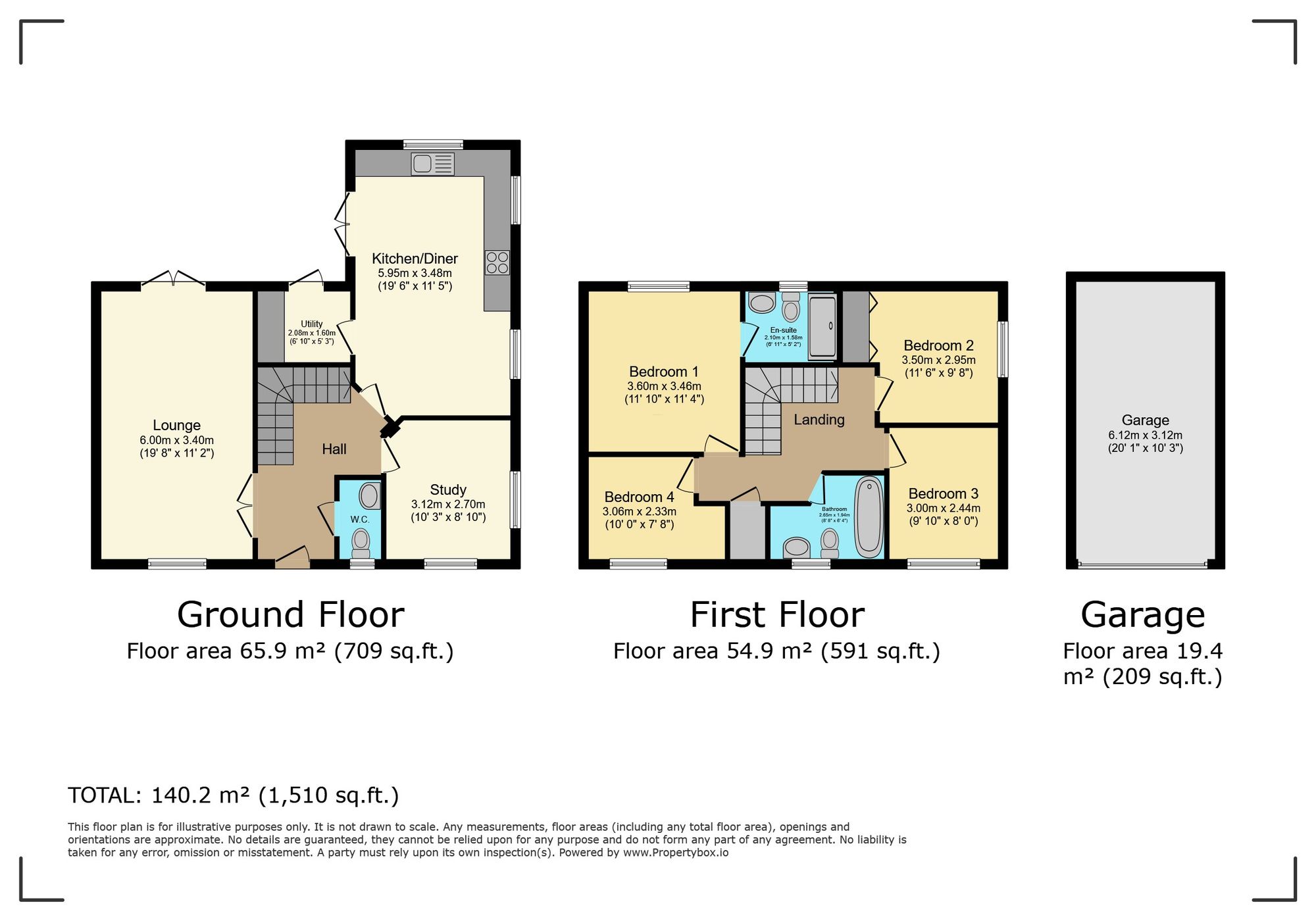 21 Willow Road, Leicester floorplan