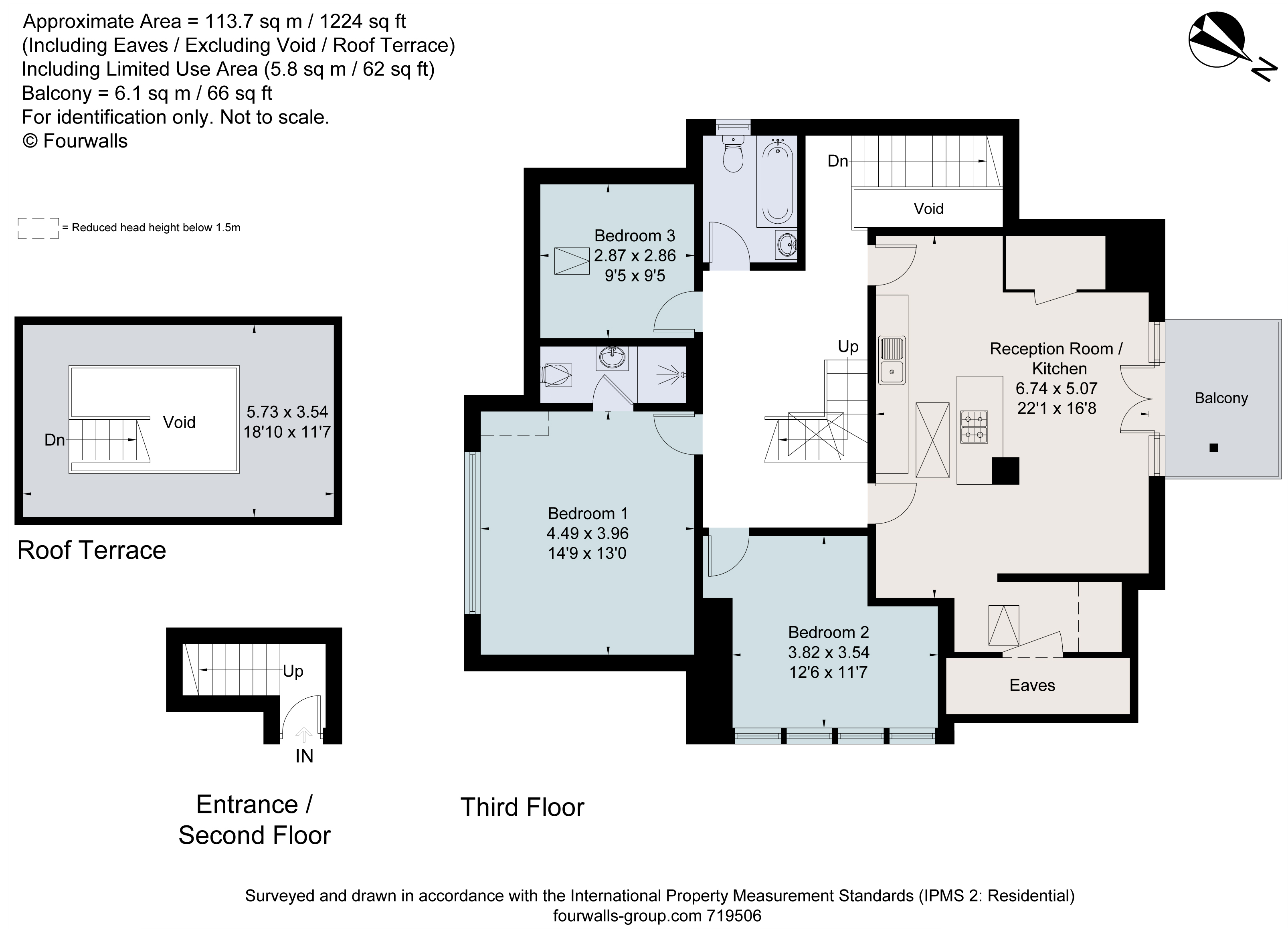 M, 18, Wedderburn Road, Hampstead, London floorplan