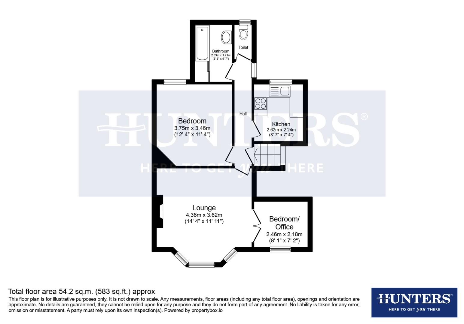 Flat 2, 7, St. Marks Avenue, Harrogate floorplan