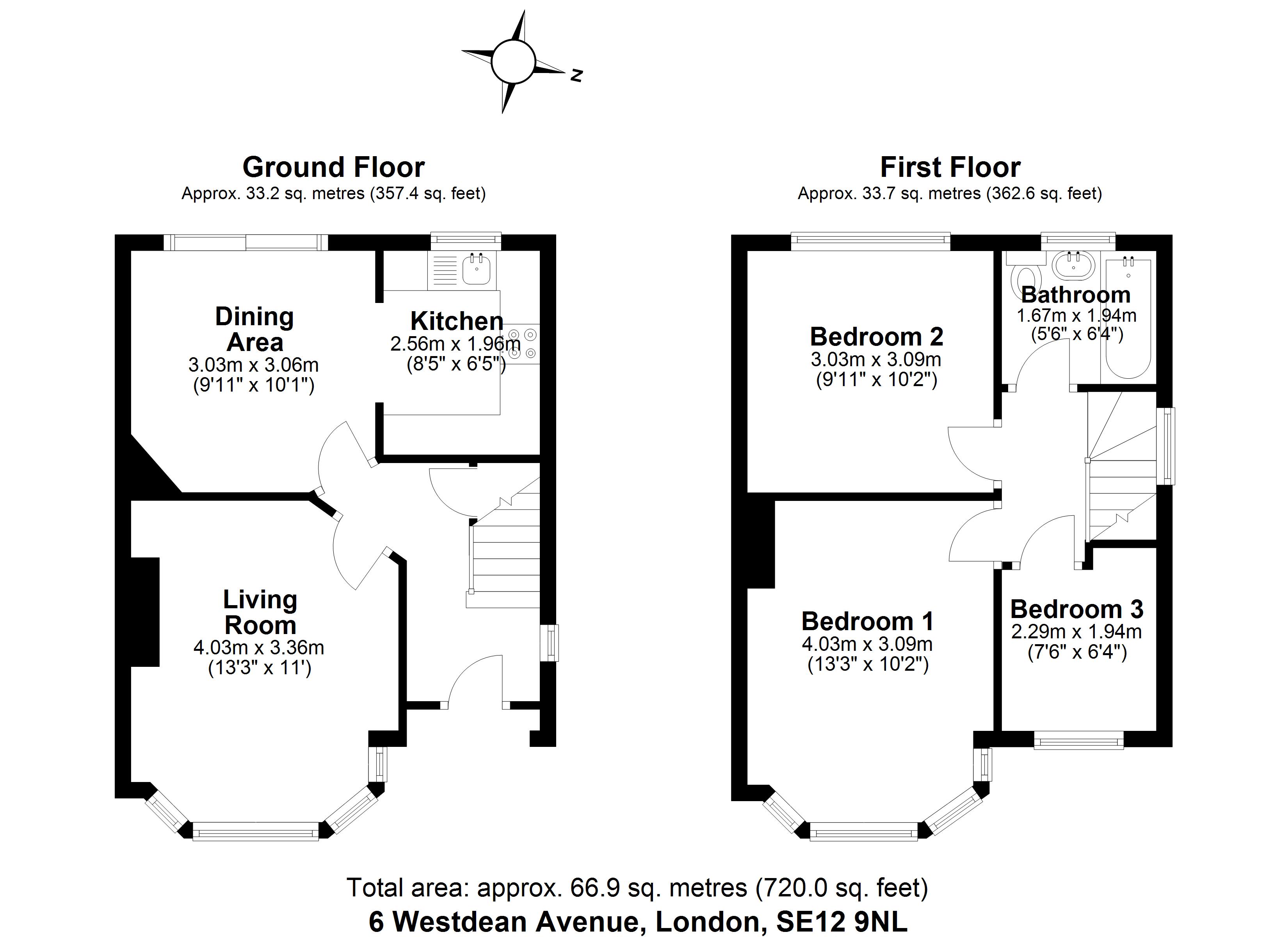 6, Westdean Avenue, Lee floorplan
