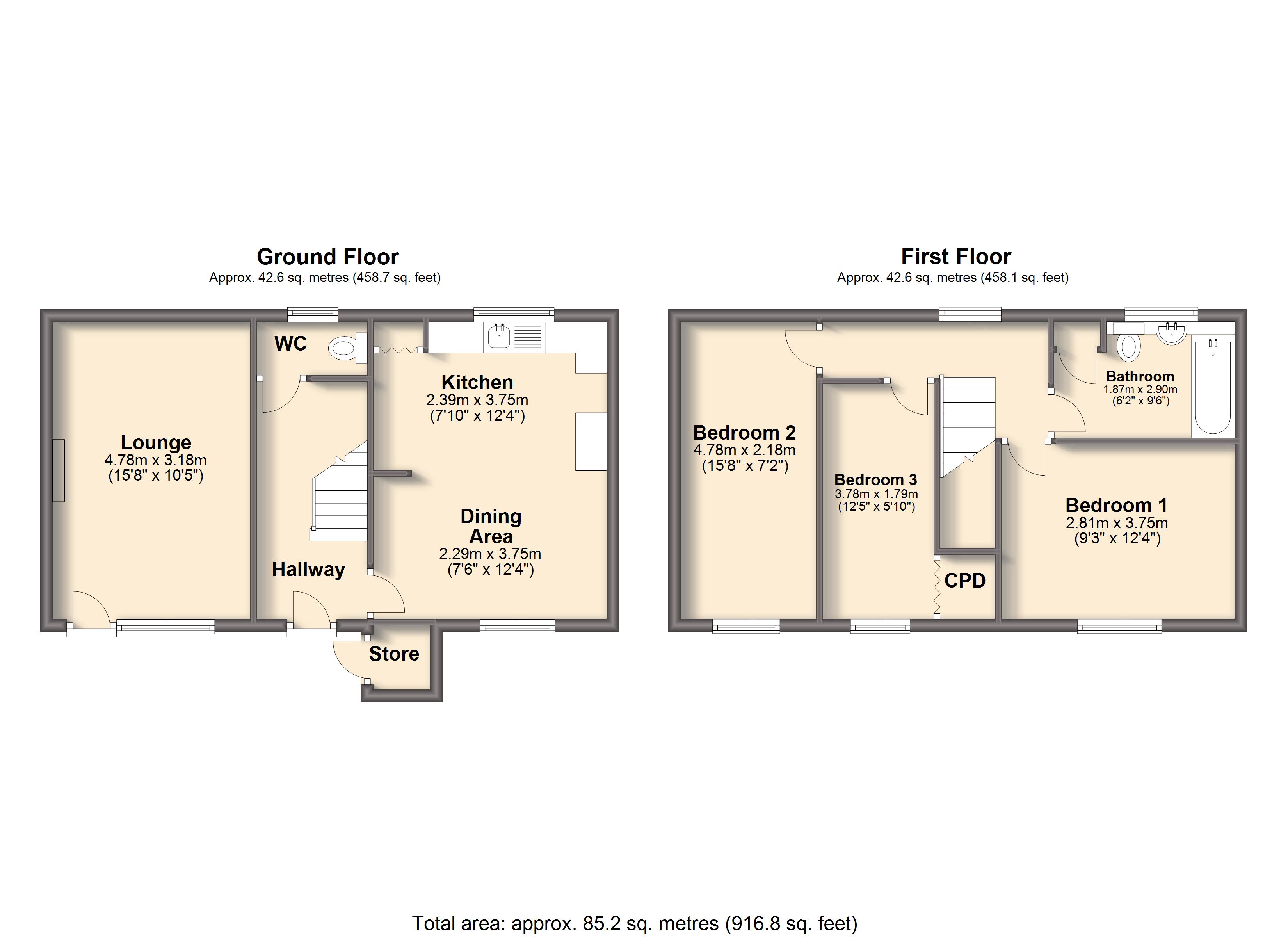 3 Bedrooms Semi-detached house for sale in Garland Way, Westfield, Sheffield S20