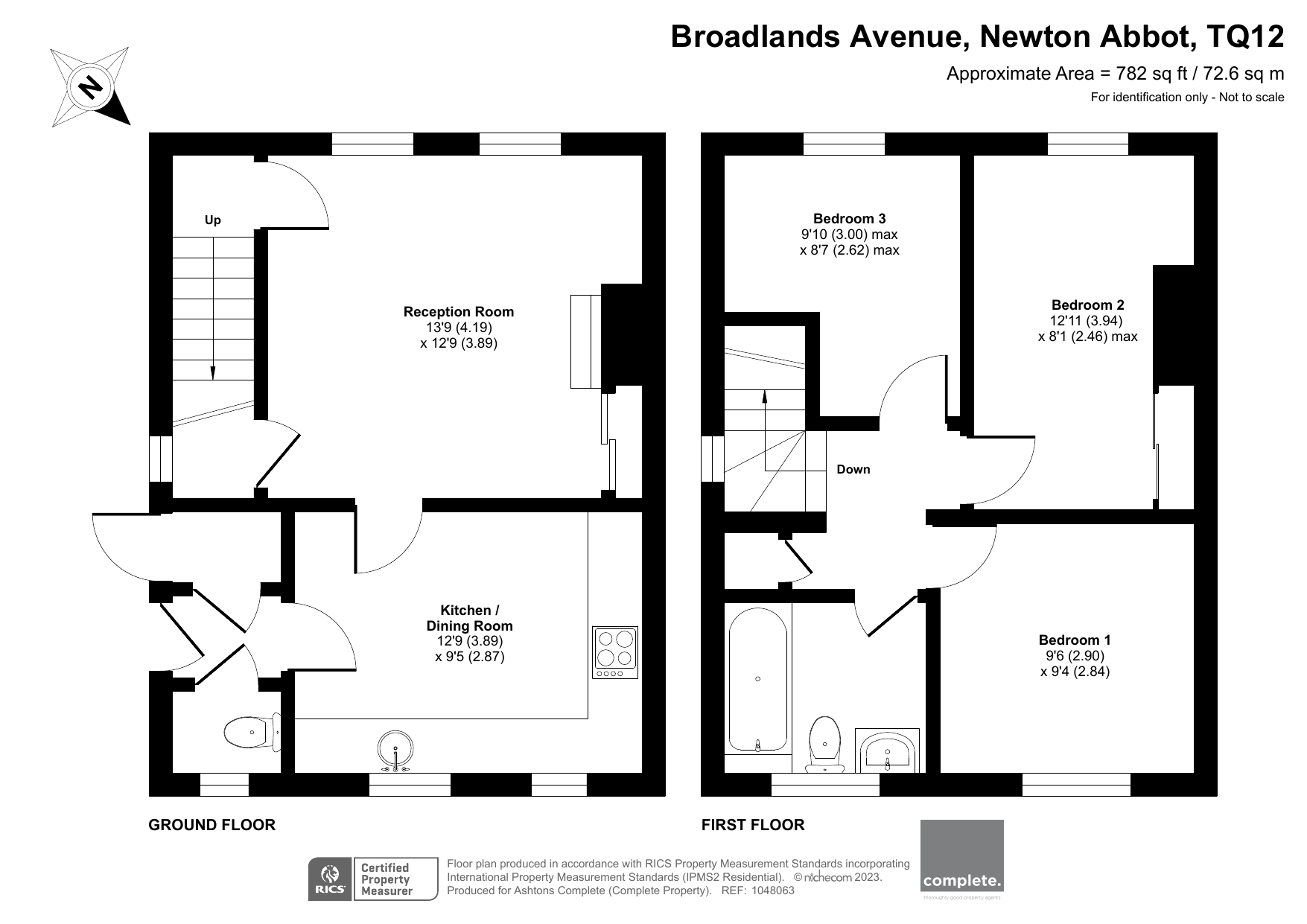 Broadlands Avenue, Newton Abbot TQ12, 3 bedroom semidetached house for