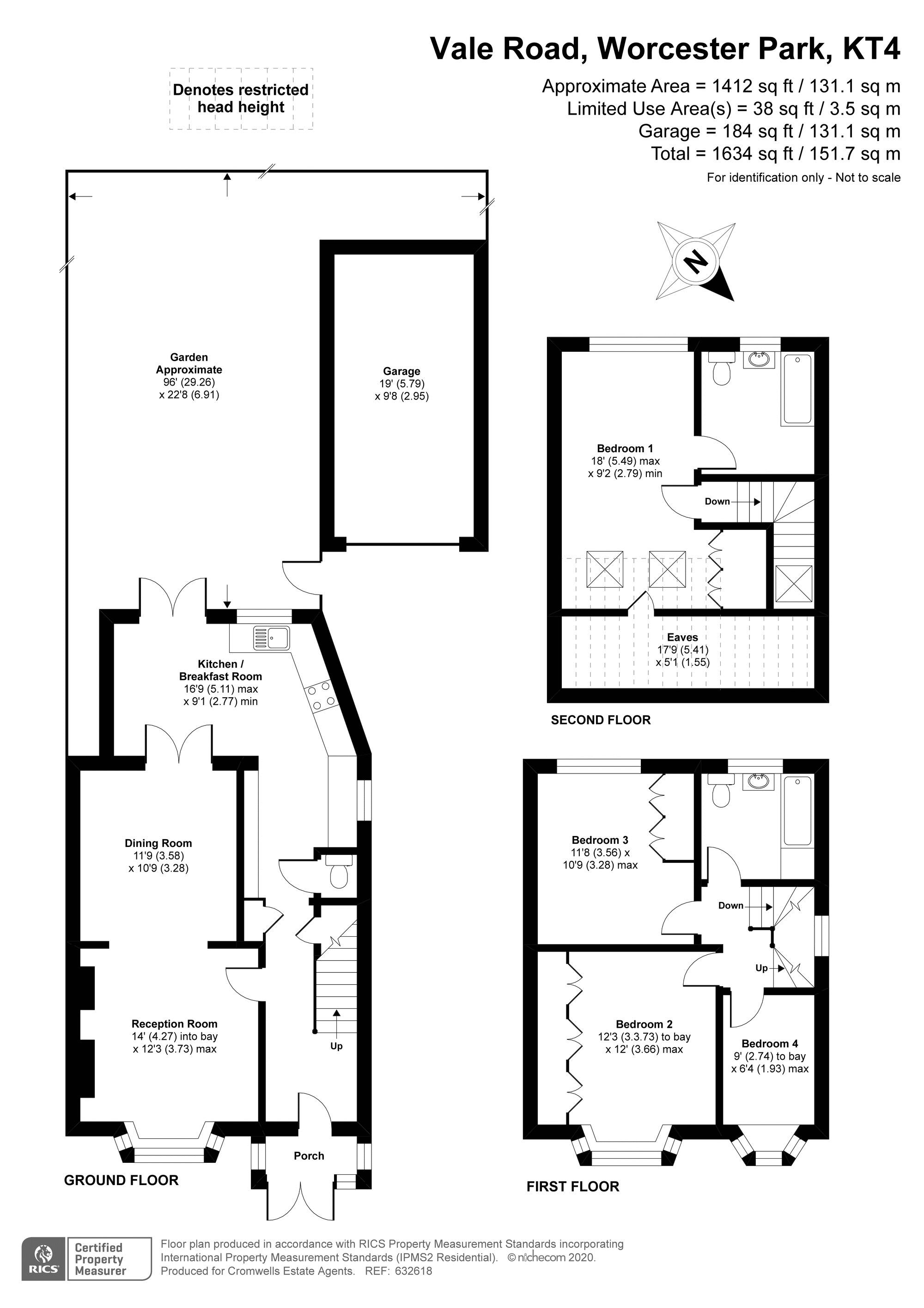 4 bed semidetached house for sale in Vale Road, Worcester Park KT4 Zoopla