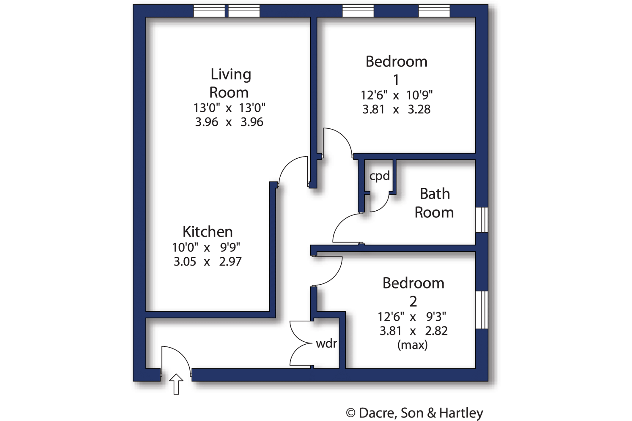 2 Bedrooms Flat for sale in College Court, Steven Way, Ripon, North Yorkshire HG4