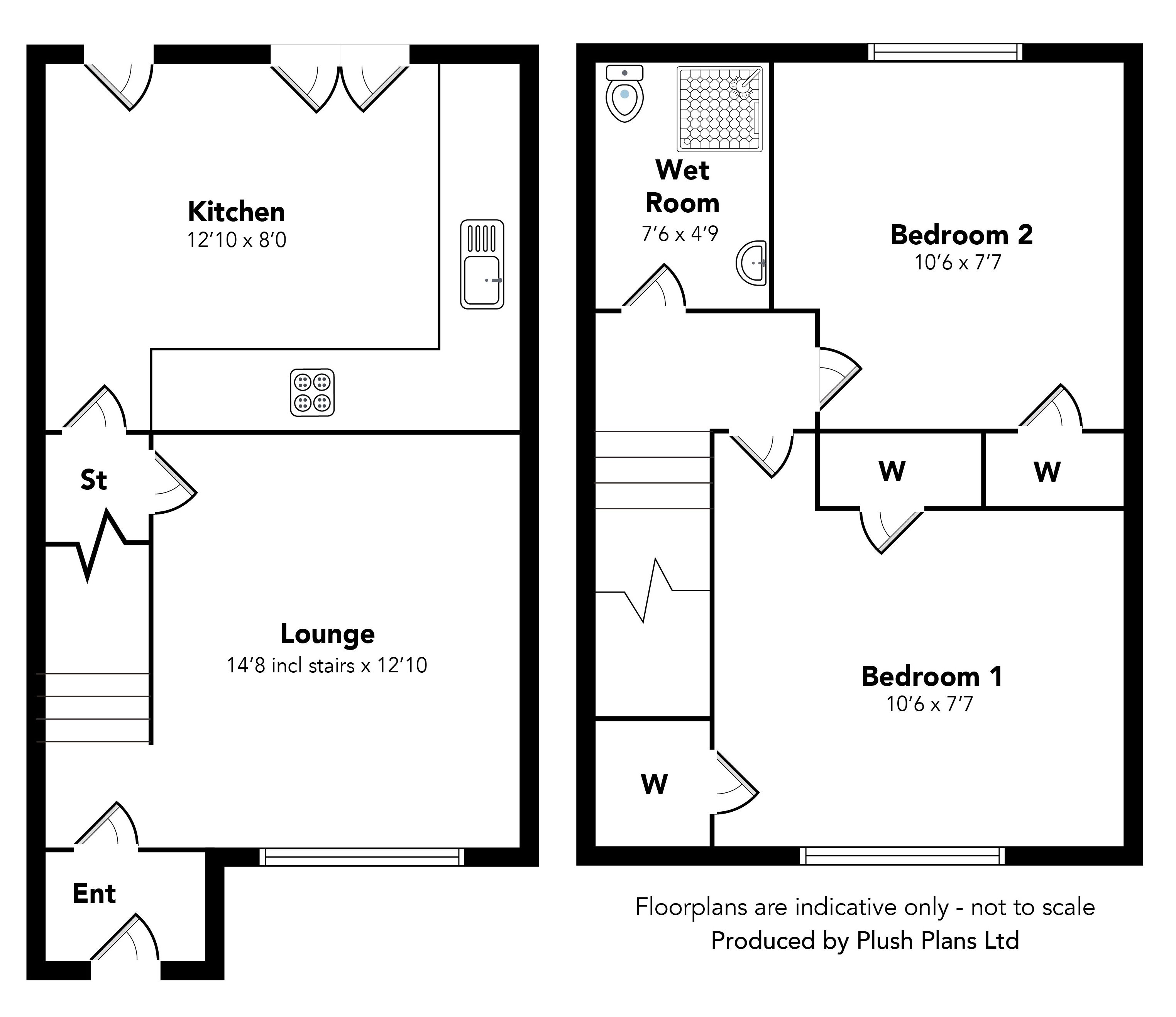 2 Bedrooms Terraced house for sale in 20 Locherburn Place, Houston PA6