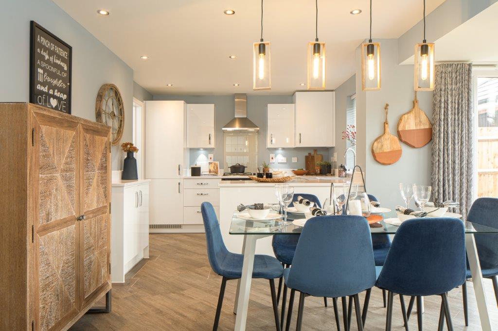 Property 2 of 9. Blue Themed Hertford Kitchen-Diner