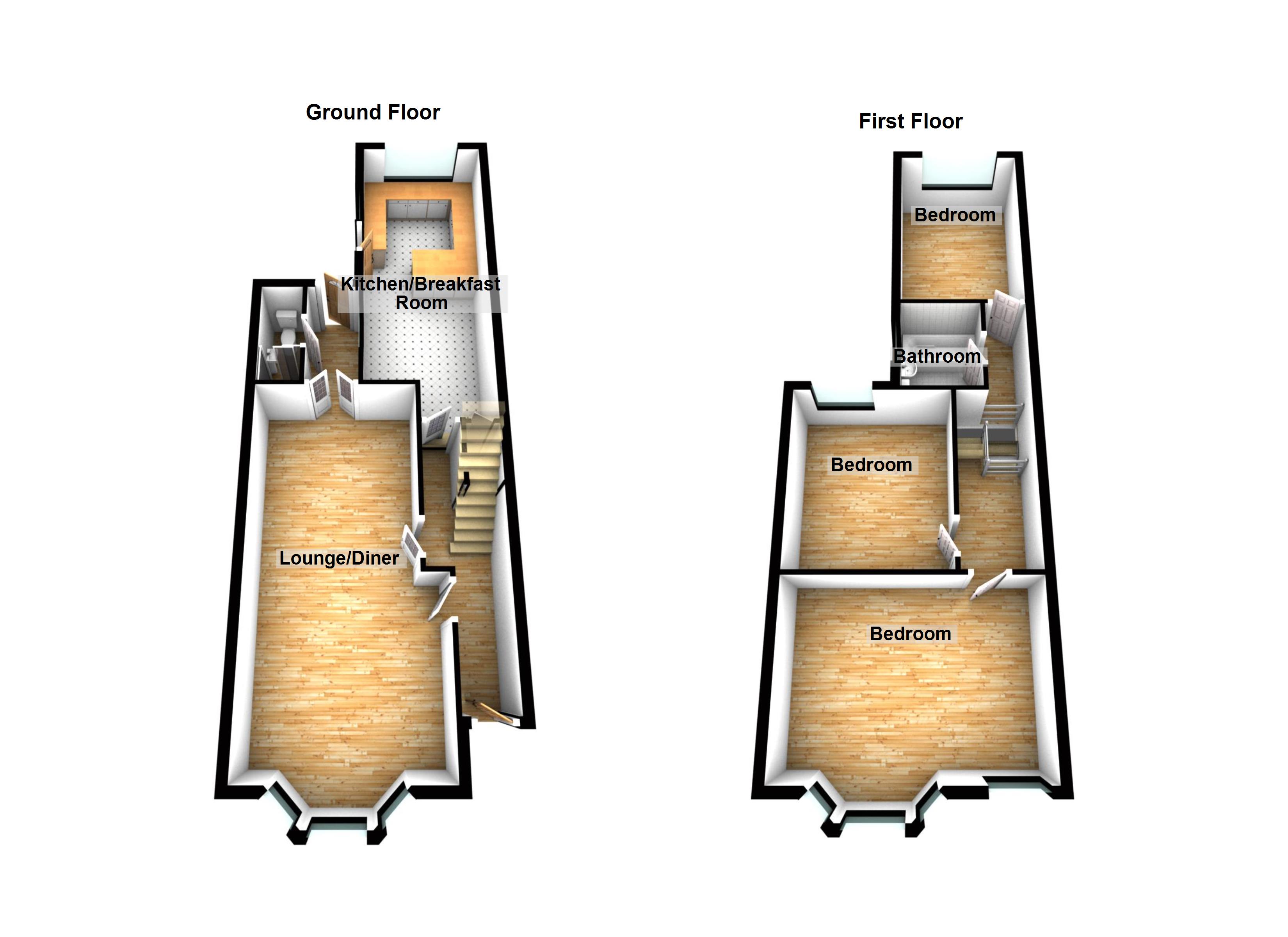Darnley Road, Gravesend DA11, 3 bedroom terraced house for sale