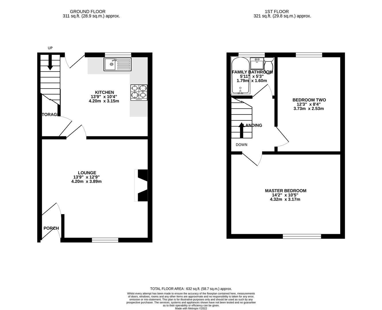Rossall Street, AshtonOnRibble, Preston PR2, 2 bedroom terraced house