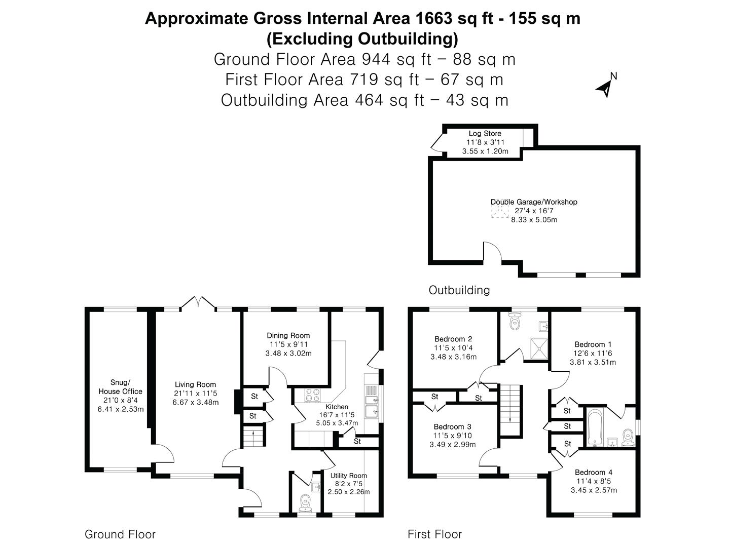 Evergreen Lane, Great Bradley floorplan
