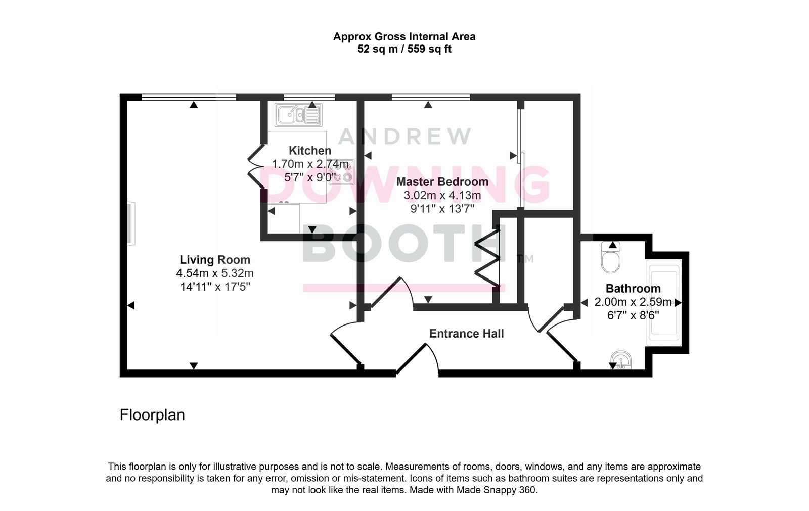 Croxall Court, Leighswood Road, WS9 8AB - No Upward Chain floorplan