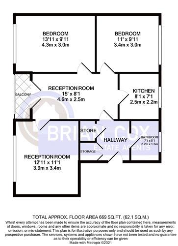 Flat 4, 76, Dabbs Hill Lane, Northolt floorplan