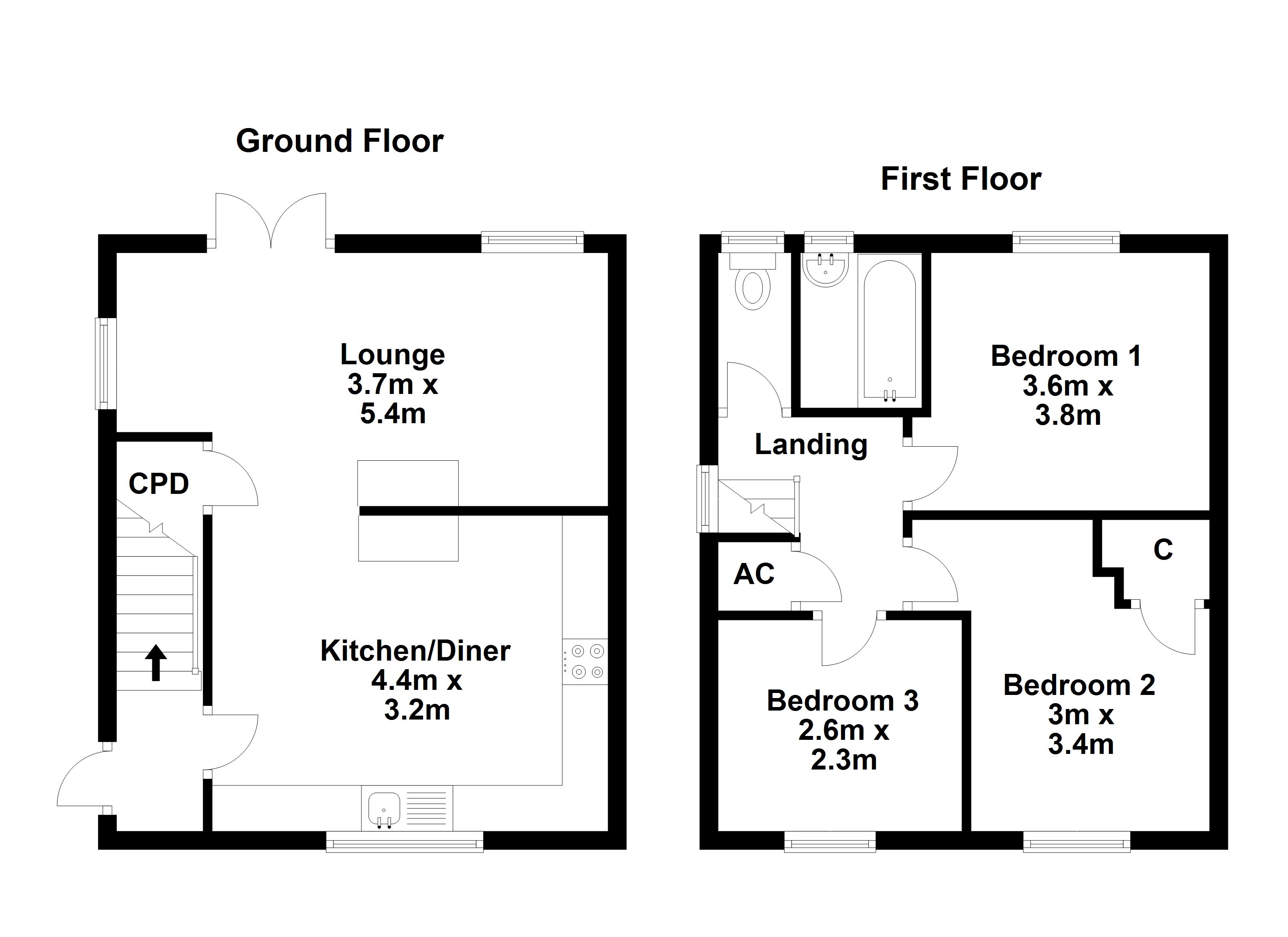 Monkwick Avenue, Colchester, Essex CO2, 3 bedroom semidetached house