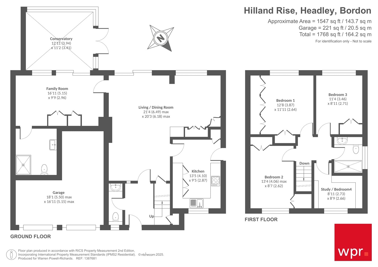 40, Hilland Rise, Headley floorplan