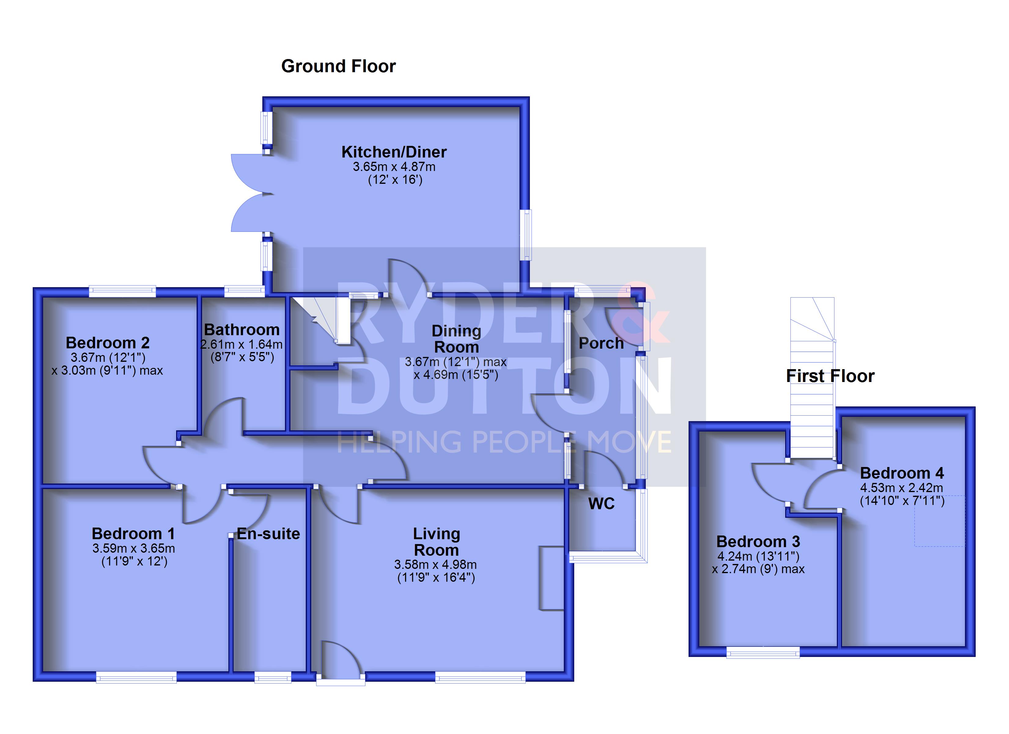 6, Stonefield Avenue, West Yorkshire floorplan