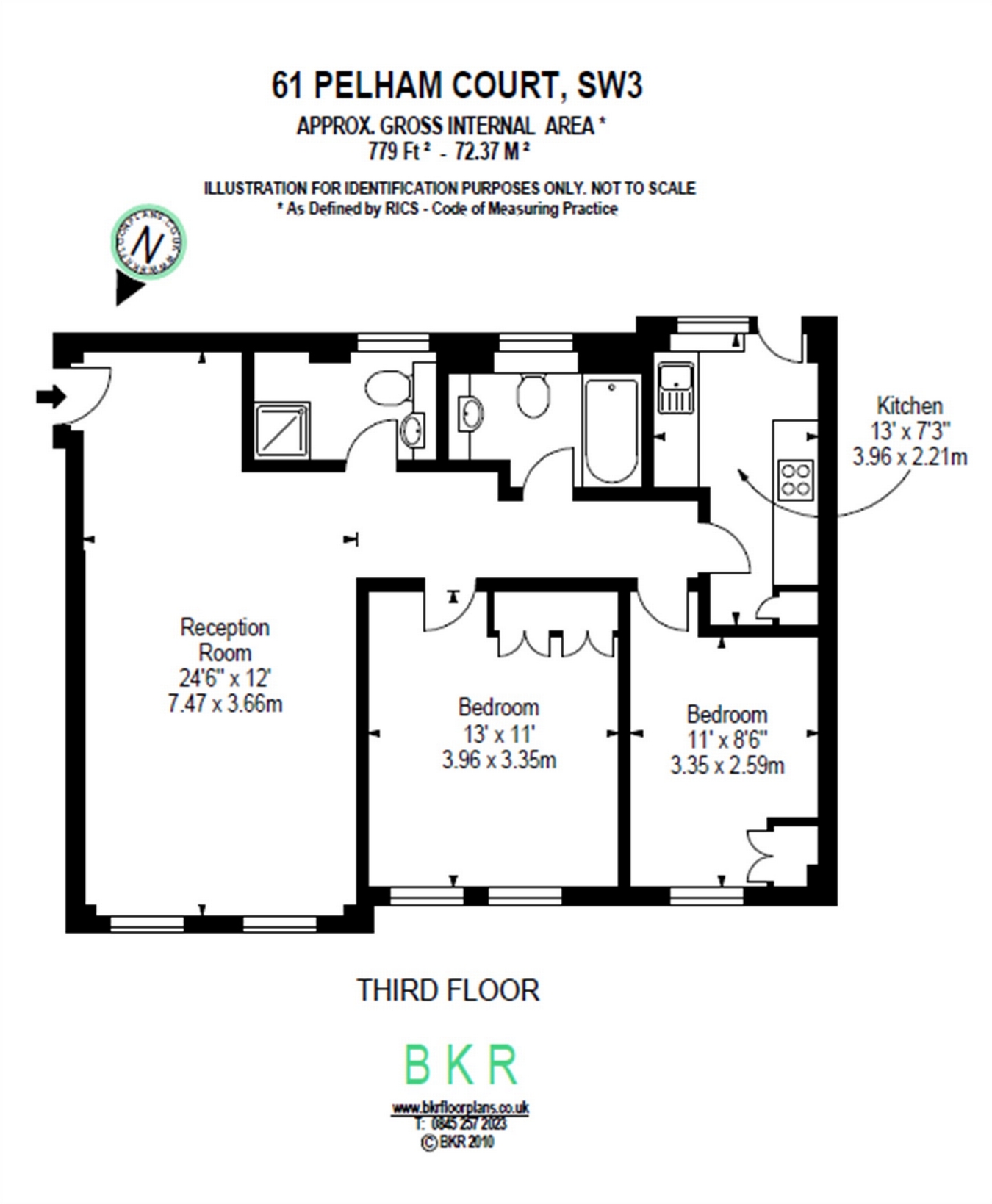 2 Bedrooms Flat to rent in Fulham Road, South Kensington, London SW3