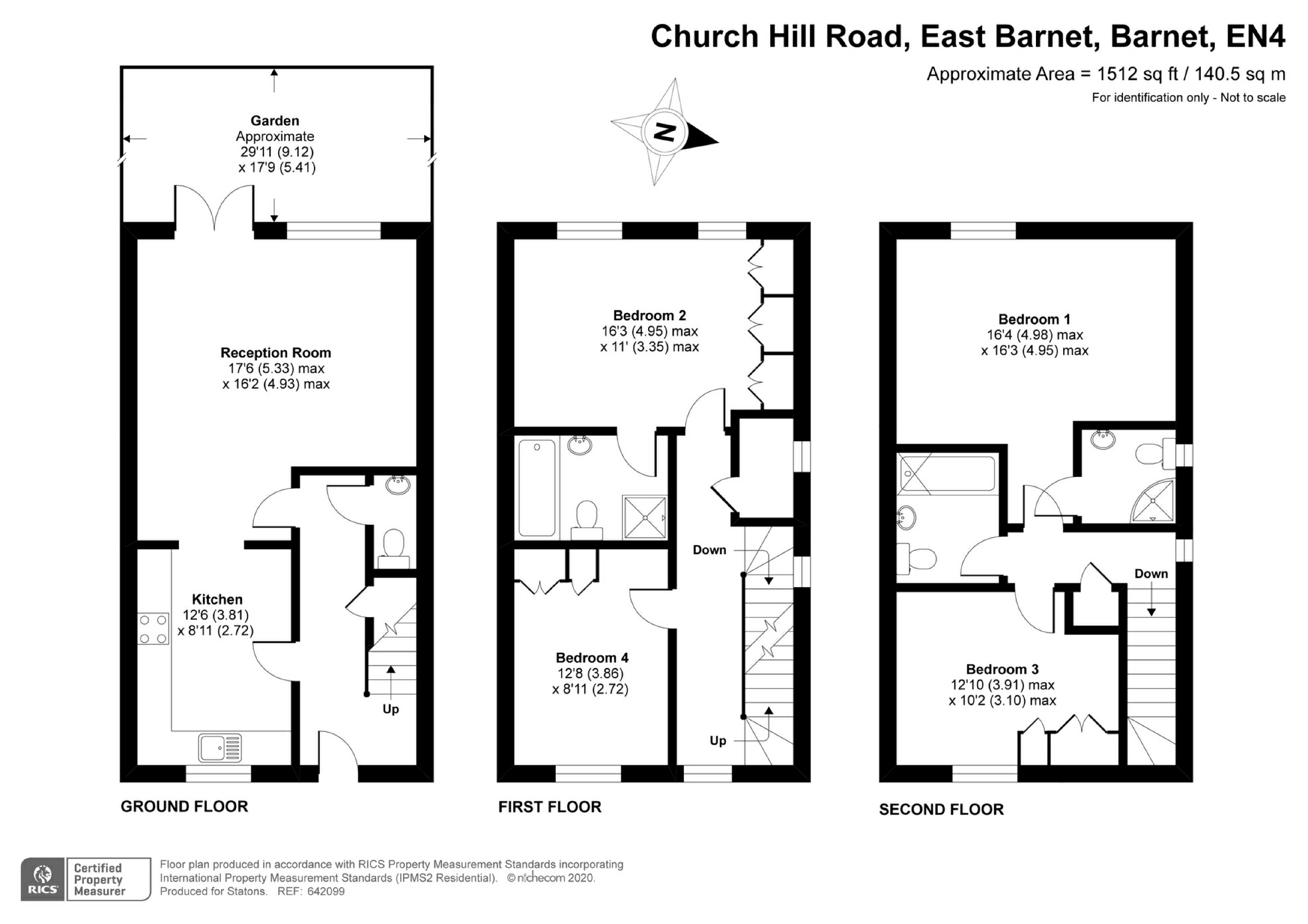 Church Hill Road, East Hertfordshire EN4, 4 bedroom property