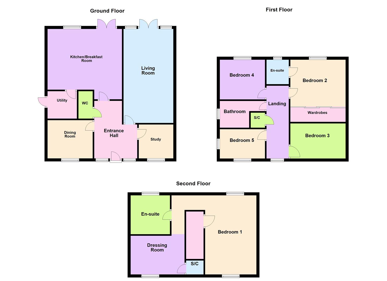 2, Littlecote Grove, Peterborough floorplan