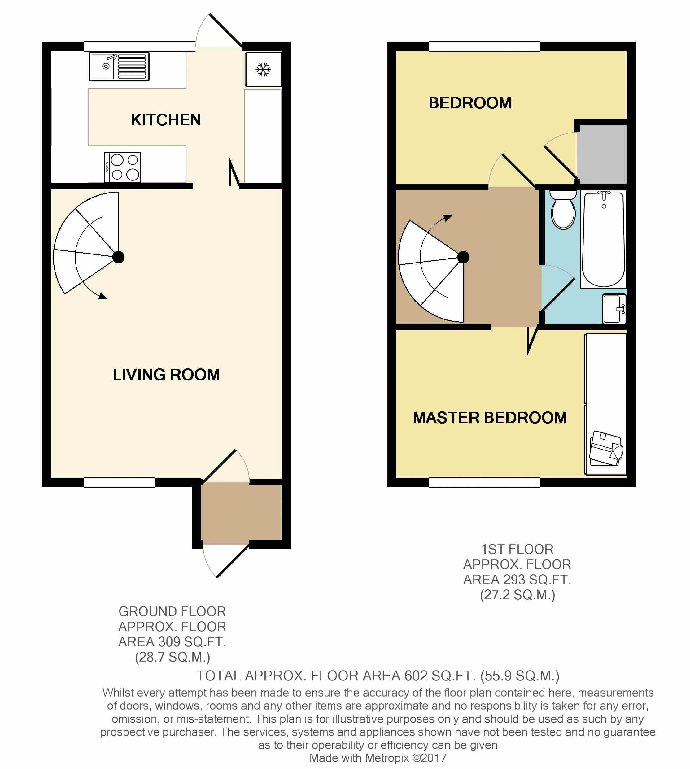 2 Bedrooms Terraced house for sale in Fairhaven Close, St. Mellons, Cardiff CF3