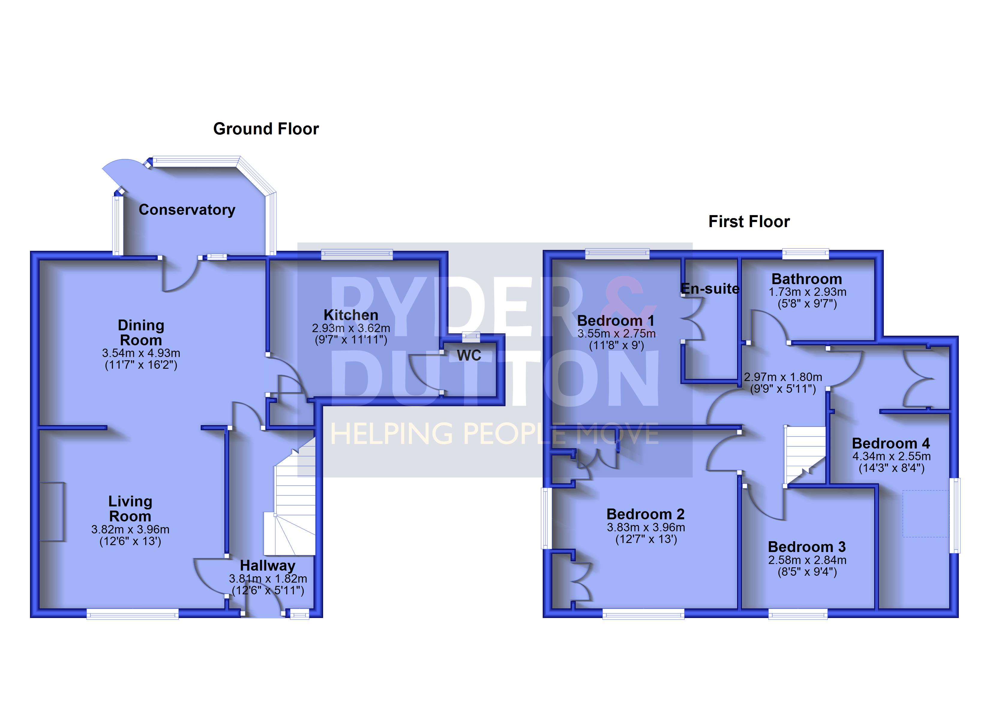 40, Taylor Lane, Huddersfield floorplan