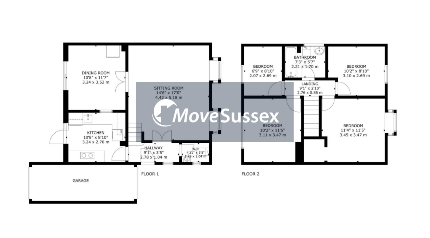 3, The Stiles, Hailsham floorplan