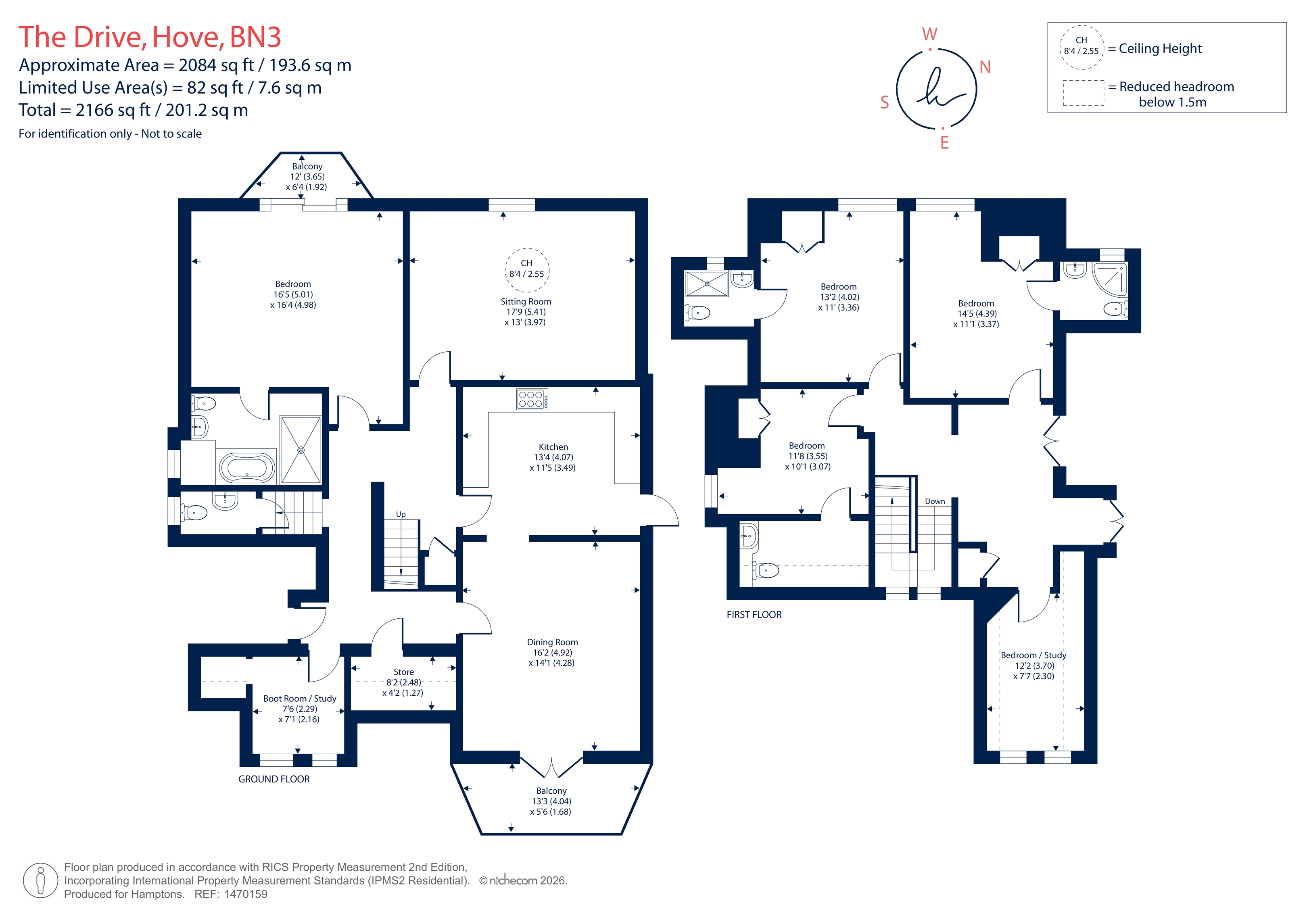 Flat 4, 79, The Drive, Hove floorplan