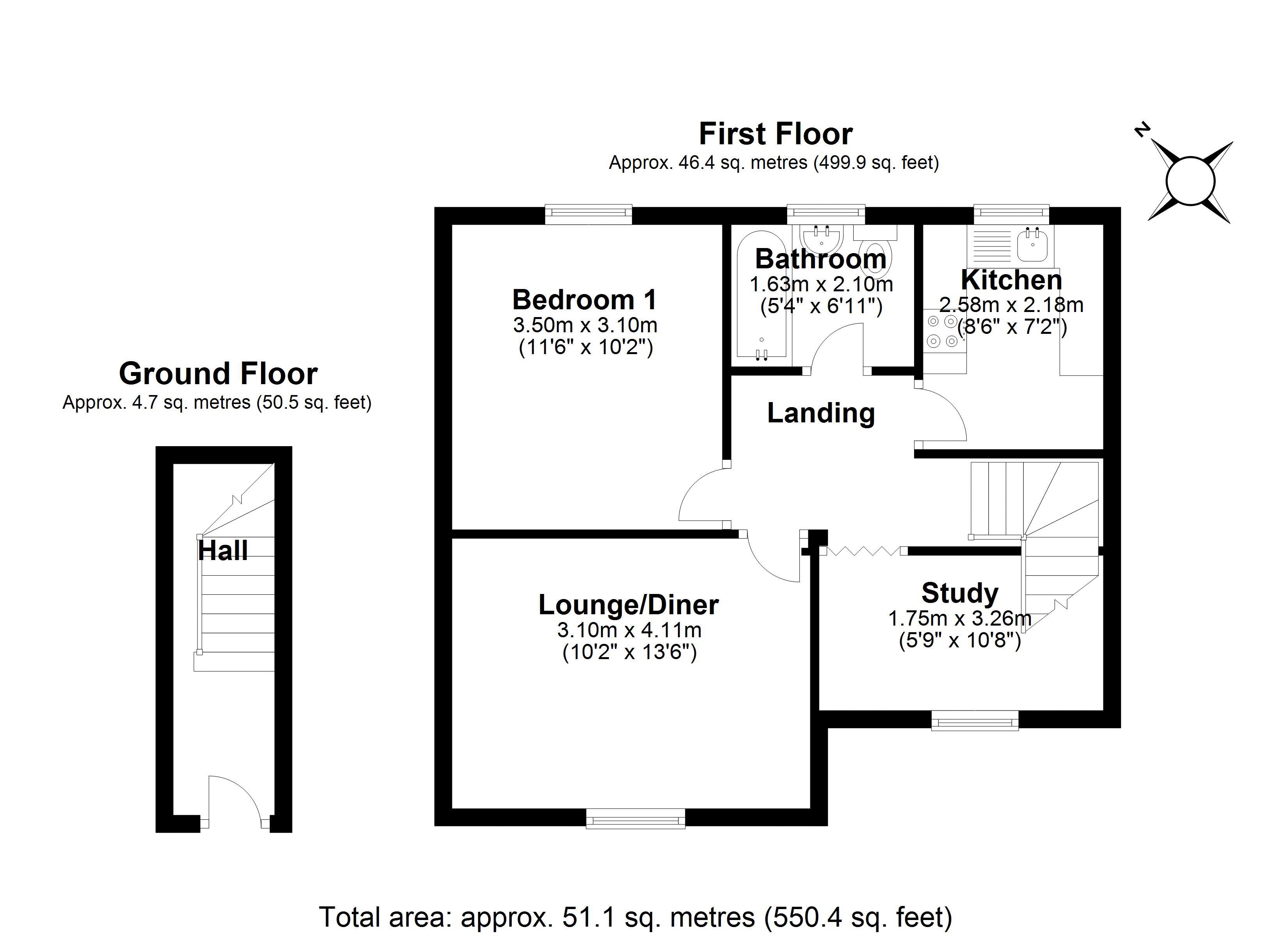 1 Bedrooms Flat for sale in Blackmore Road, Buckhurst Hill IG9