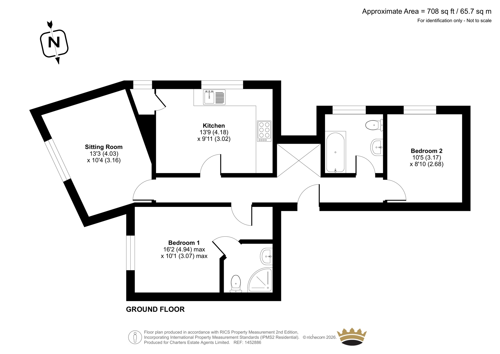 Flat 2, Old School House,, Bank Street, Southampton floorplan