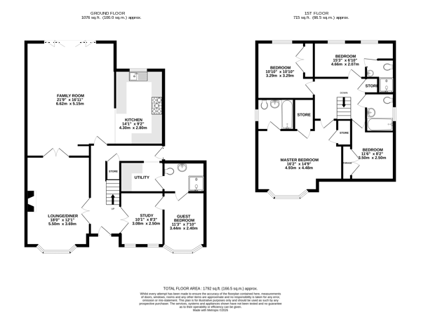 7, Kendray Close, Derbyshire floorplan