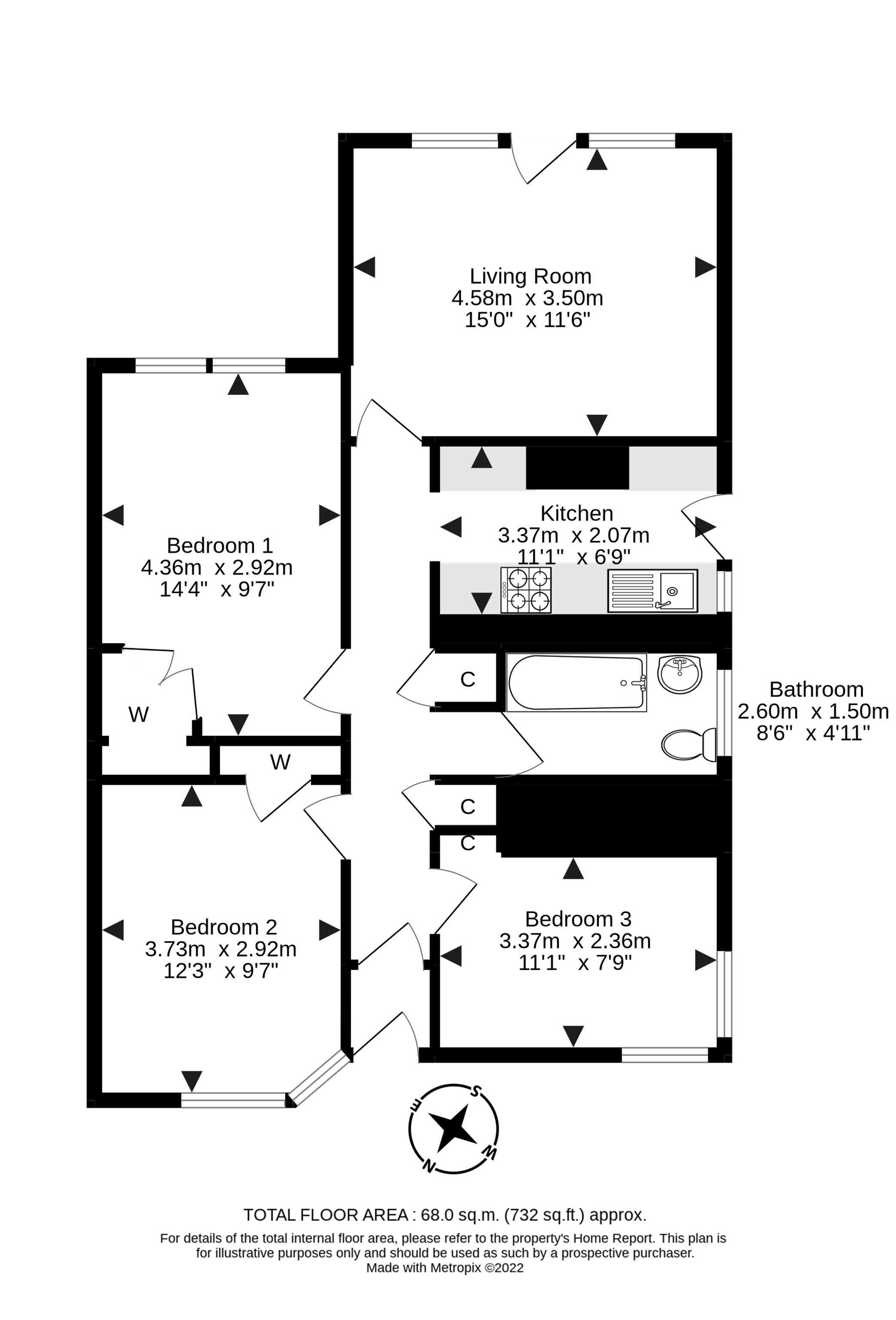 72 Northfield Farm Avenue, Edinburgh EH8, 3 bedroom property for sale