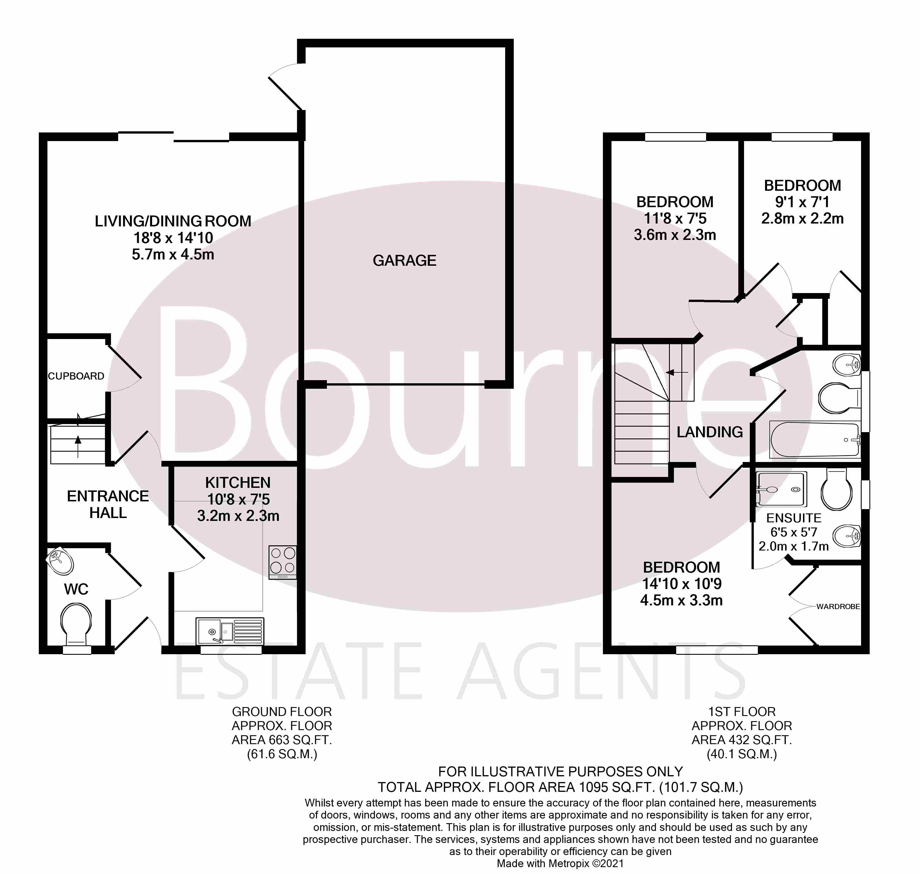 Red Bushes Close, Alton floorplan