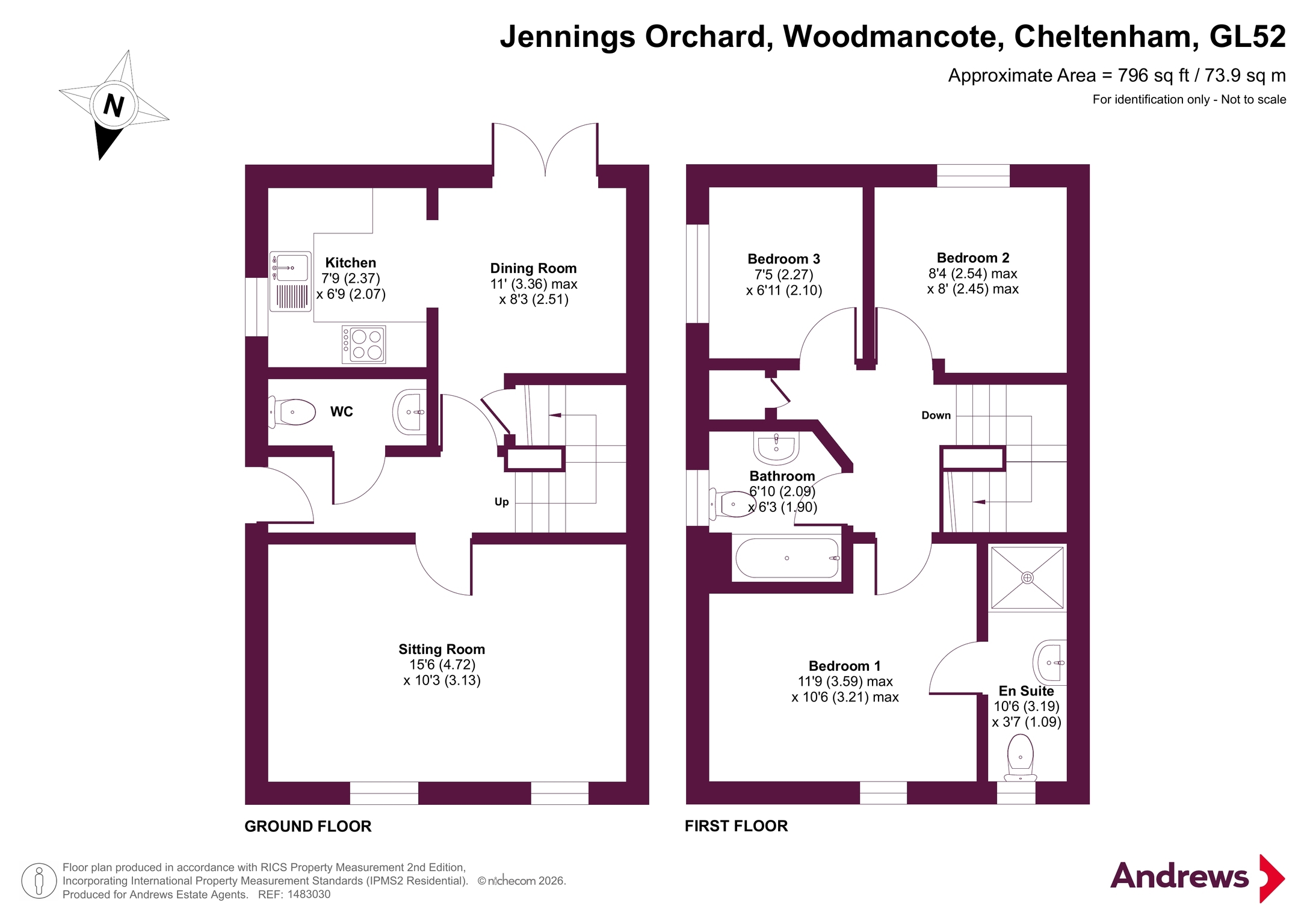38, Jennings Orchard, Cheltenham floorplan