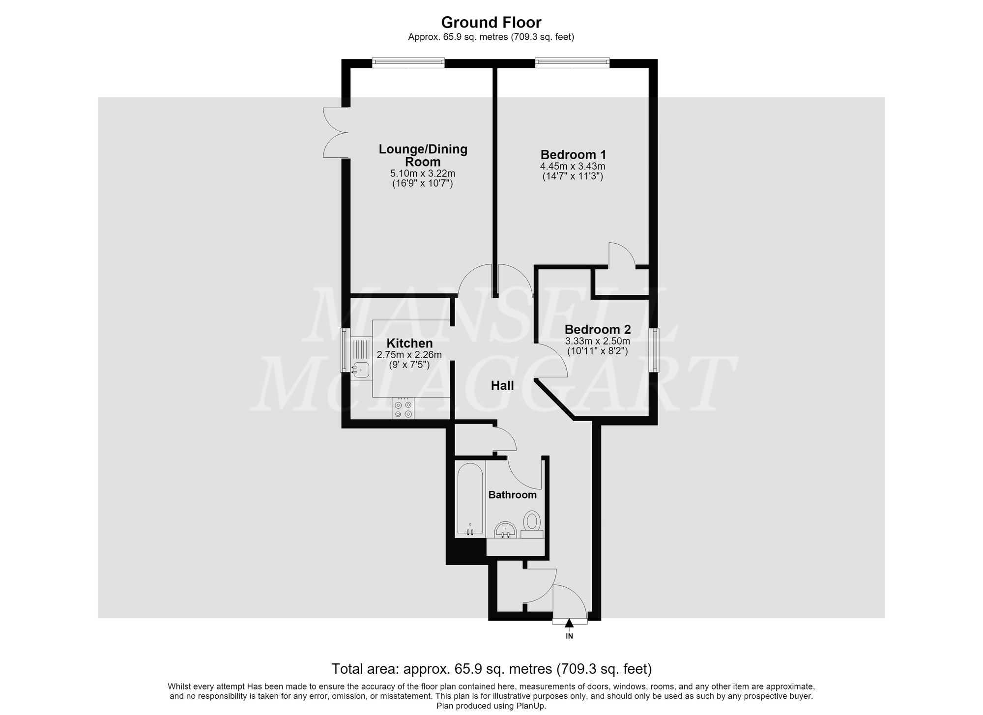 8 St. Nicholas Court, Crawley floorplan