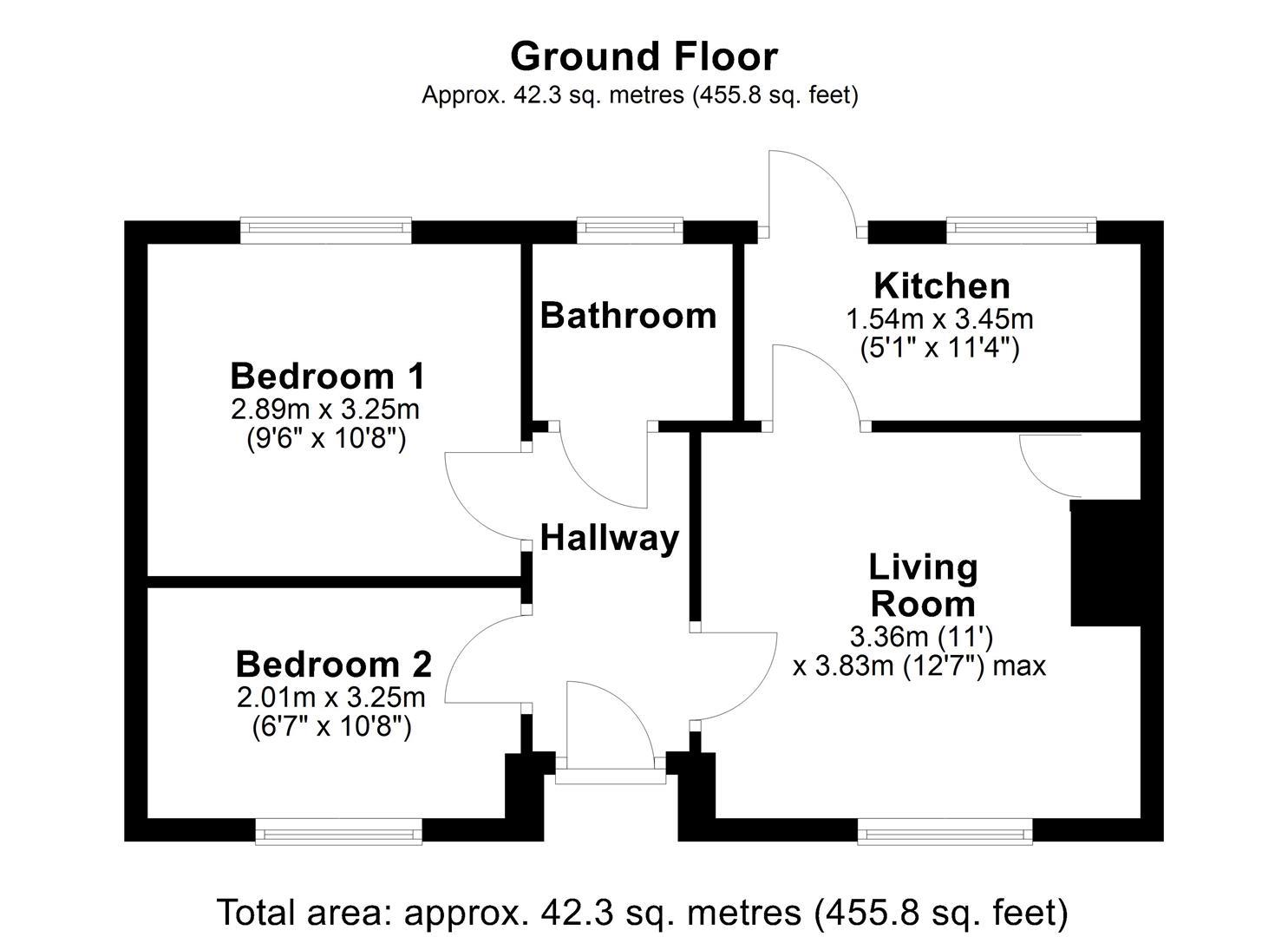107, Pickwick Road, Corsham floorplan