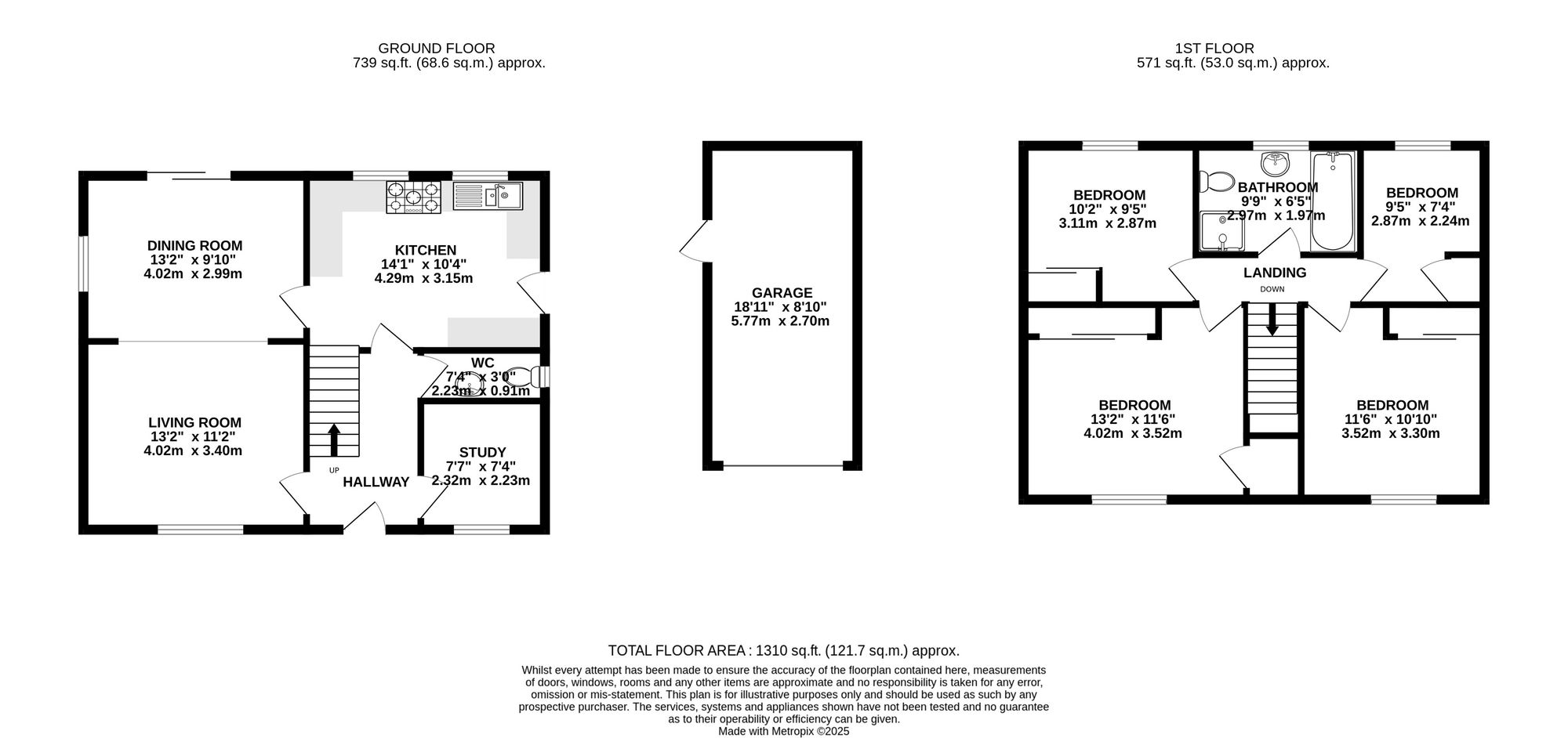 14 Leydene Close, Newport floorplan