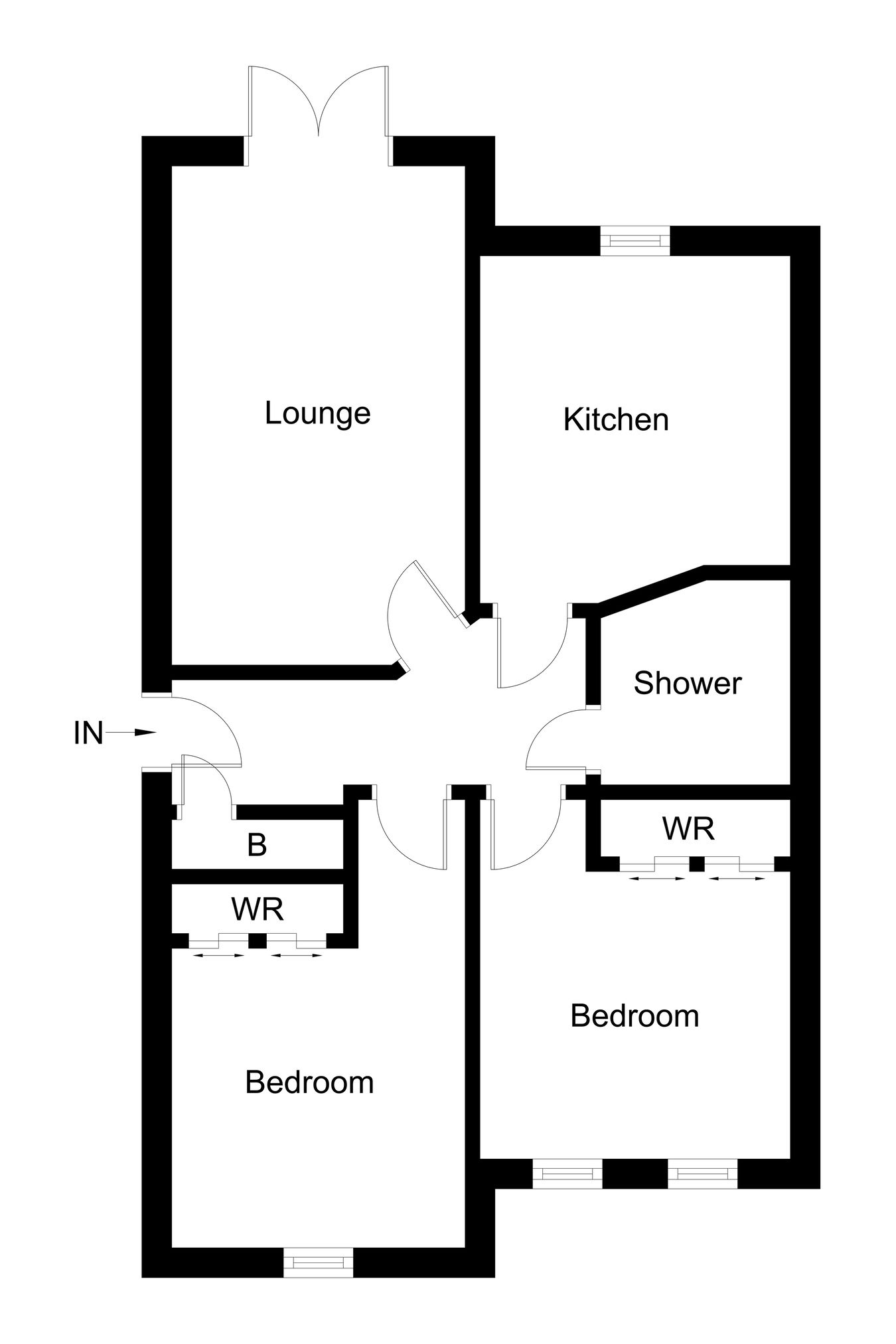 15, Dora Lane, Lochgelly floorplan
