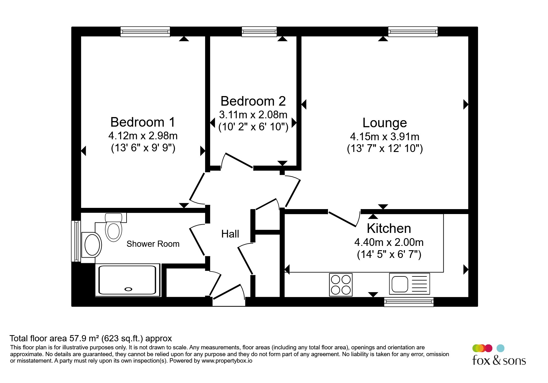 25, Yarlington Close, TAUNTON floorplan