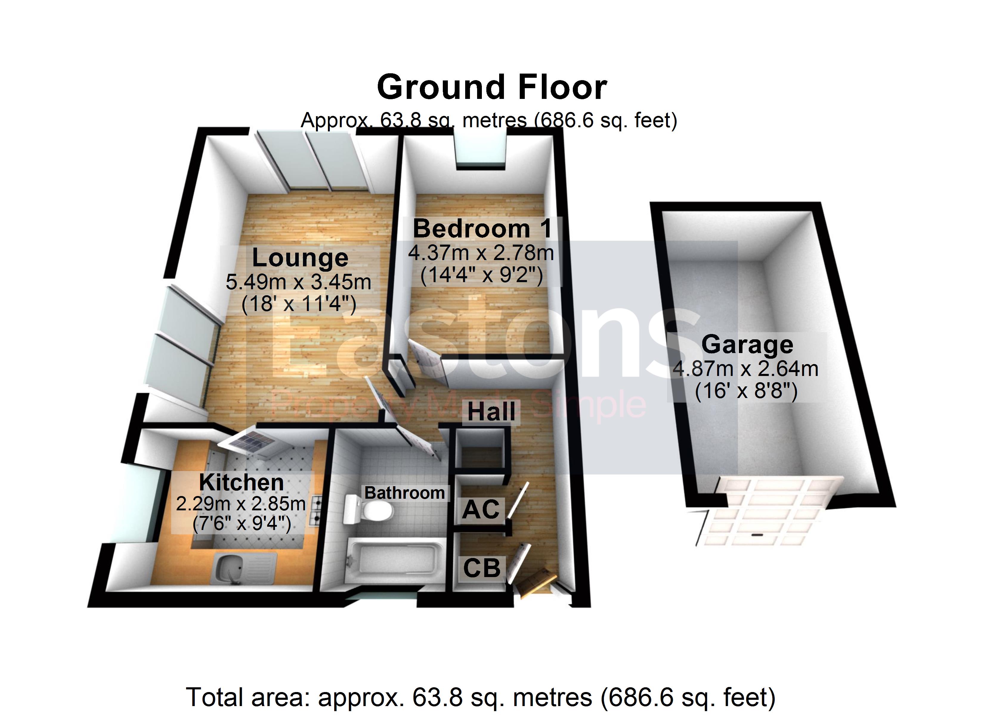 1 Bedrooms Bungalow for sale in Royal Drive, Epsom KT18