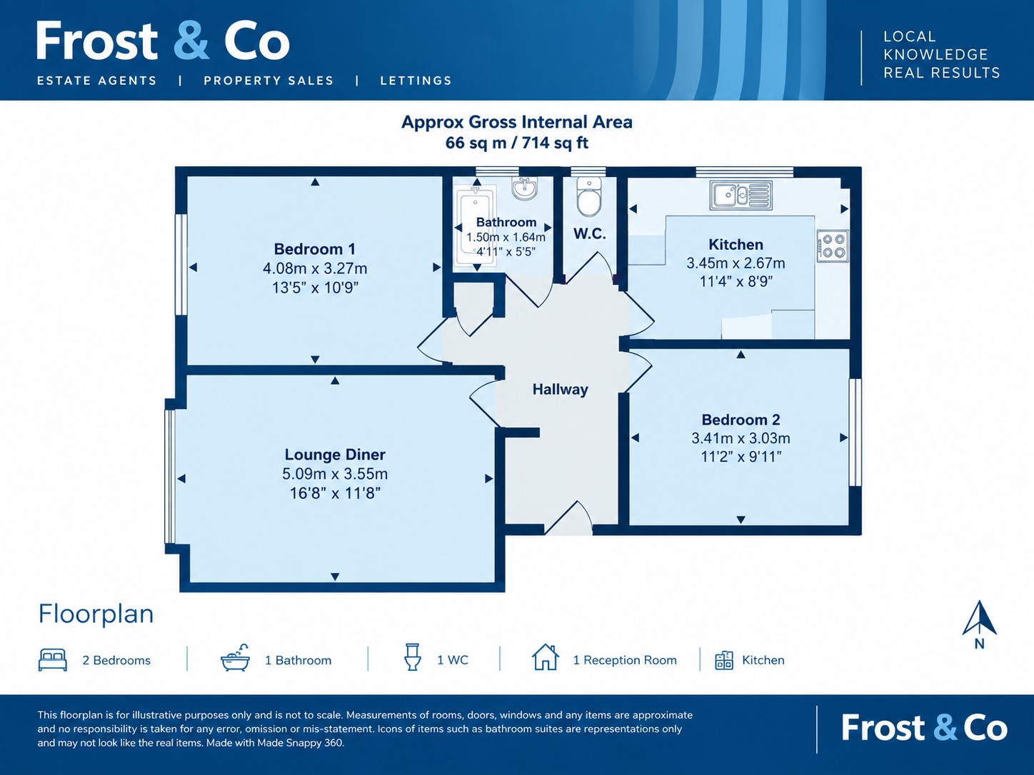 1 Islands View, 45, Danecourt Road, Poole floorplan