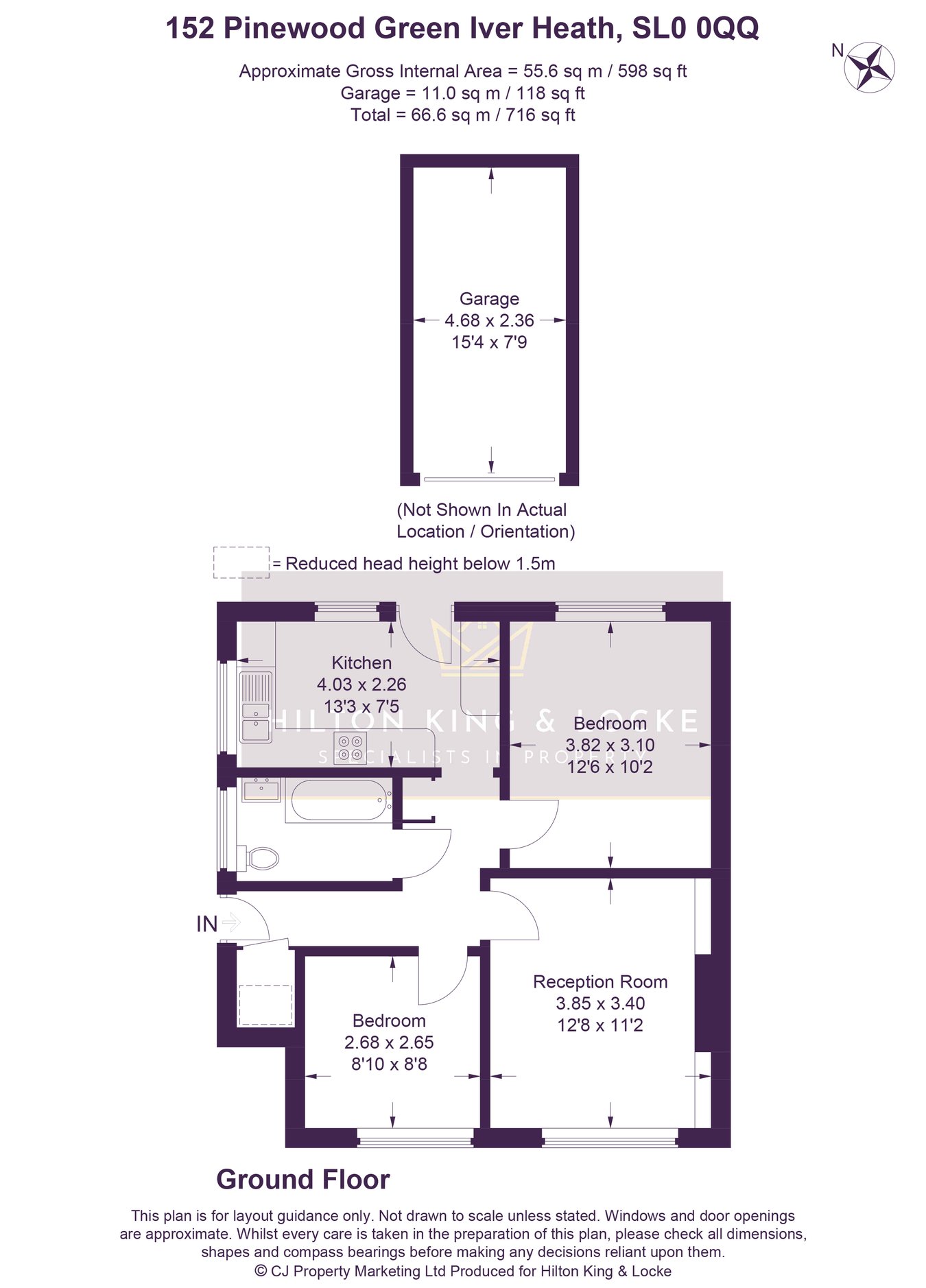 152, Pinewood Green, Iver floorplan