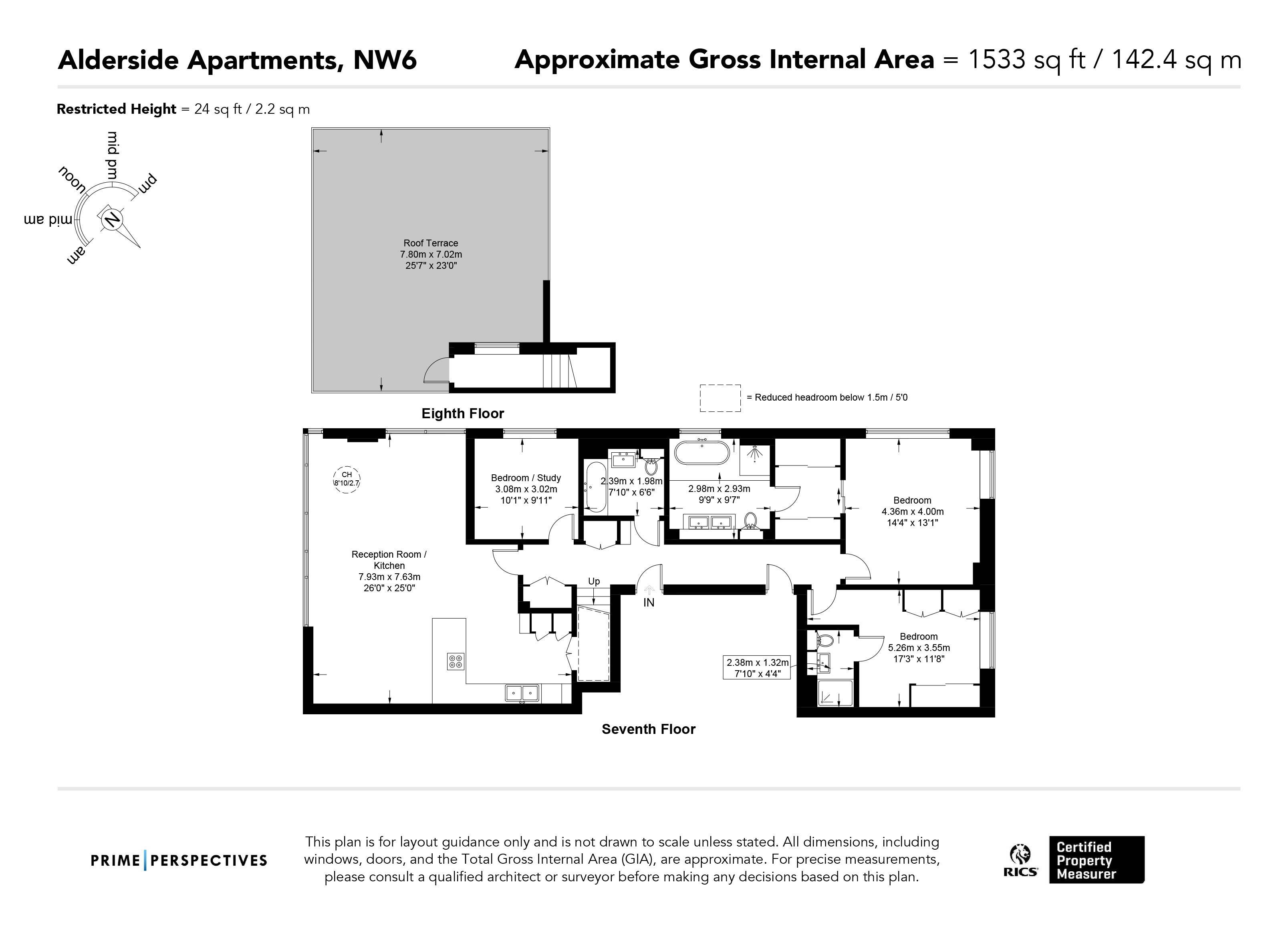 44,, Alderside Apartments, Queens Park Place floorplan