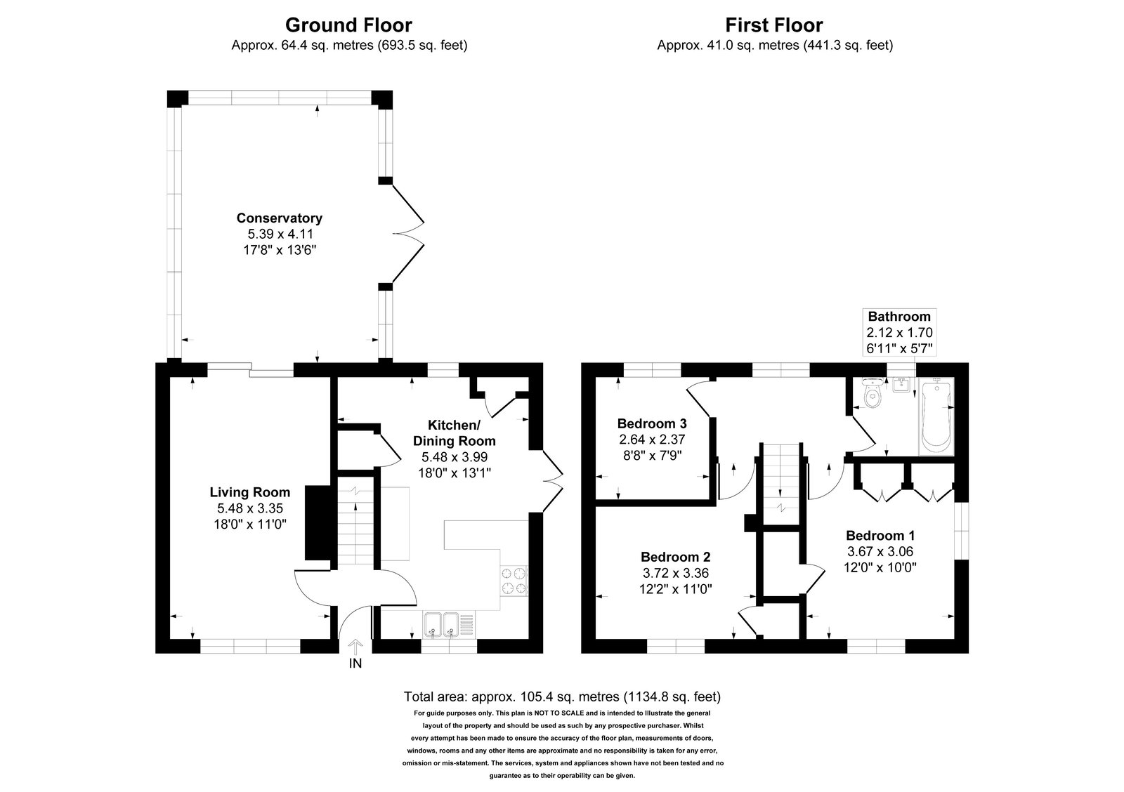 13, Brickle Place, Shefford floorplan