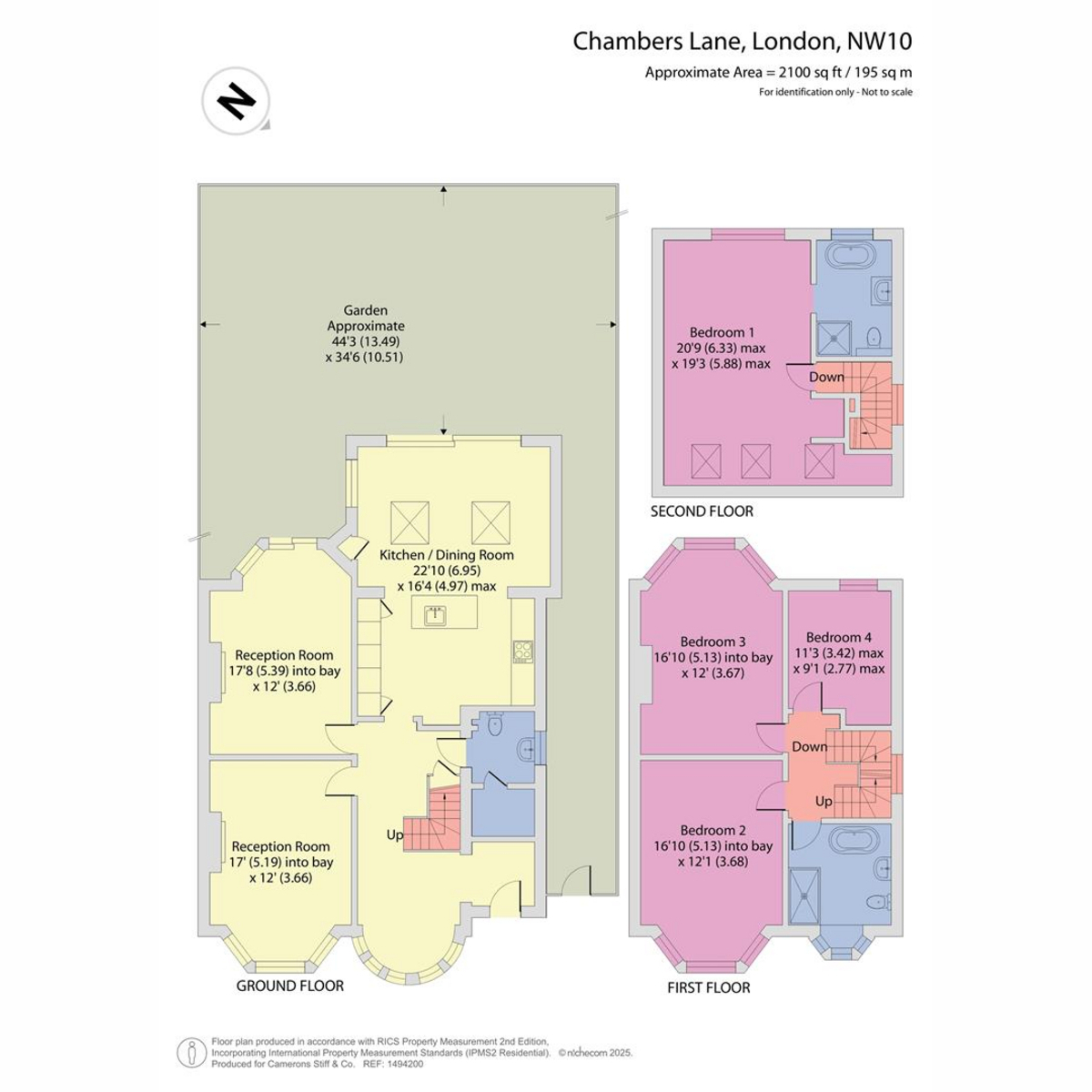 Chambers Lane, London floorplan