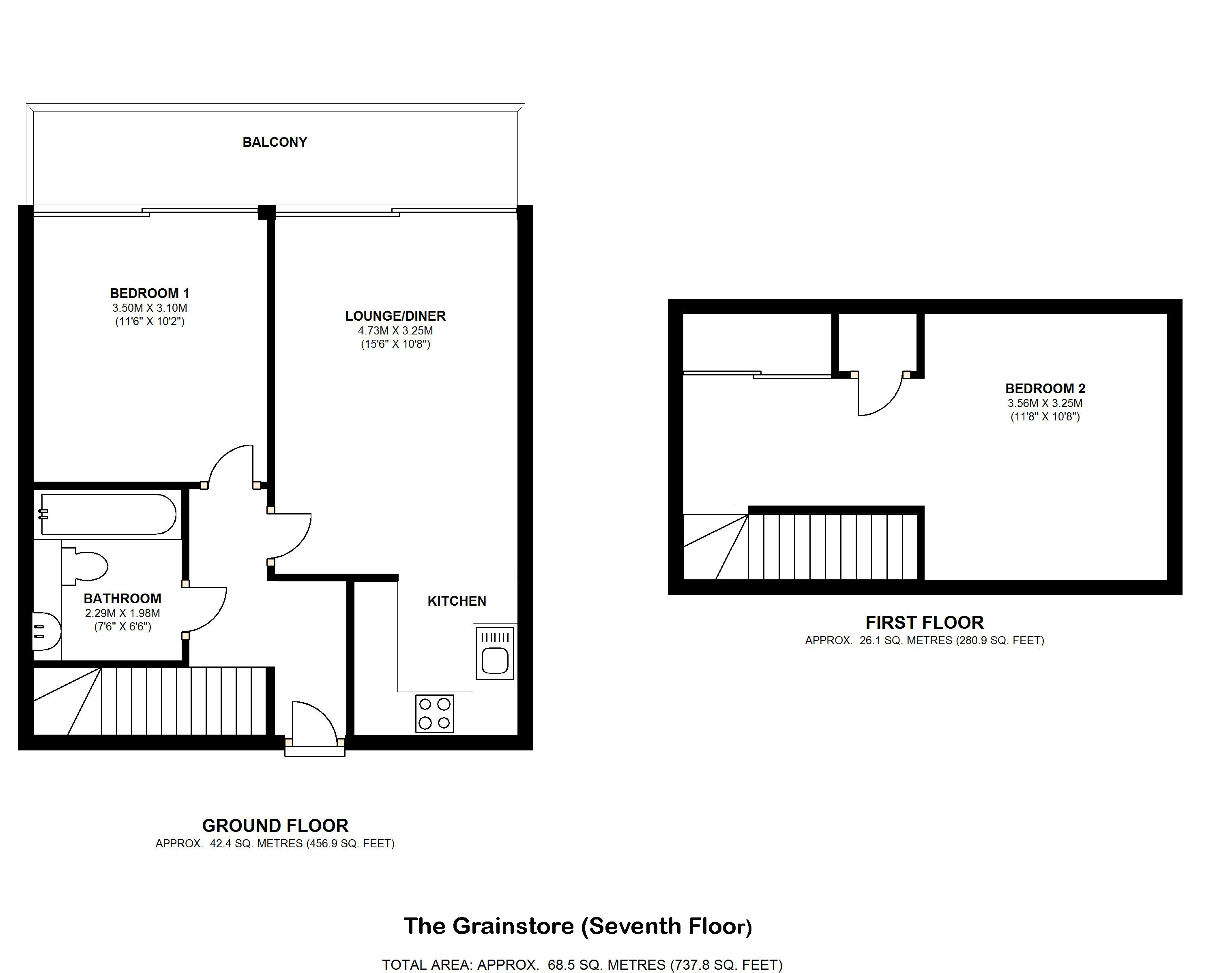 2 Bedrooms Flat to rent in Western Gateway, London E16