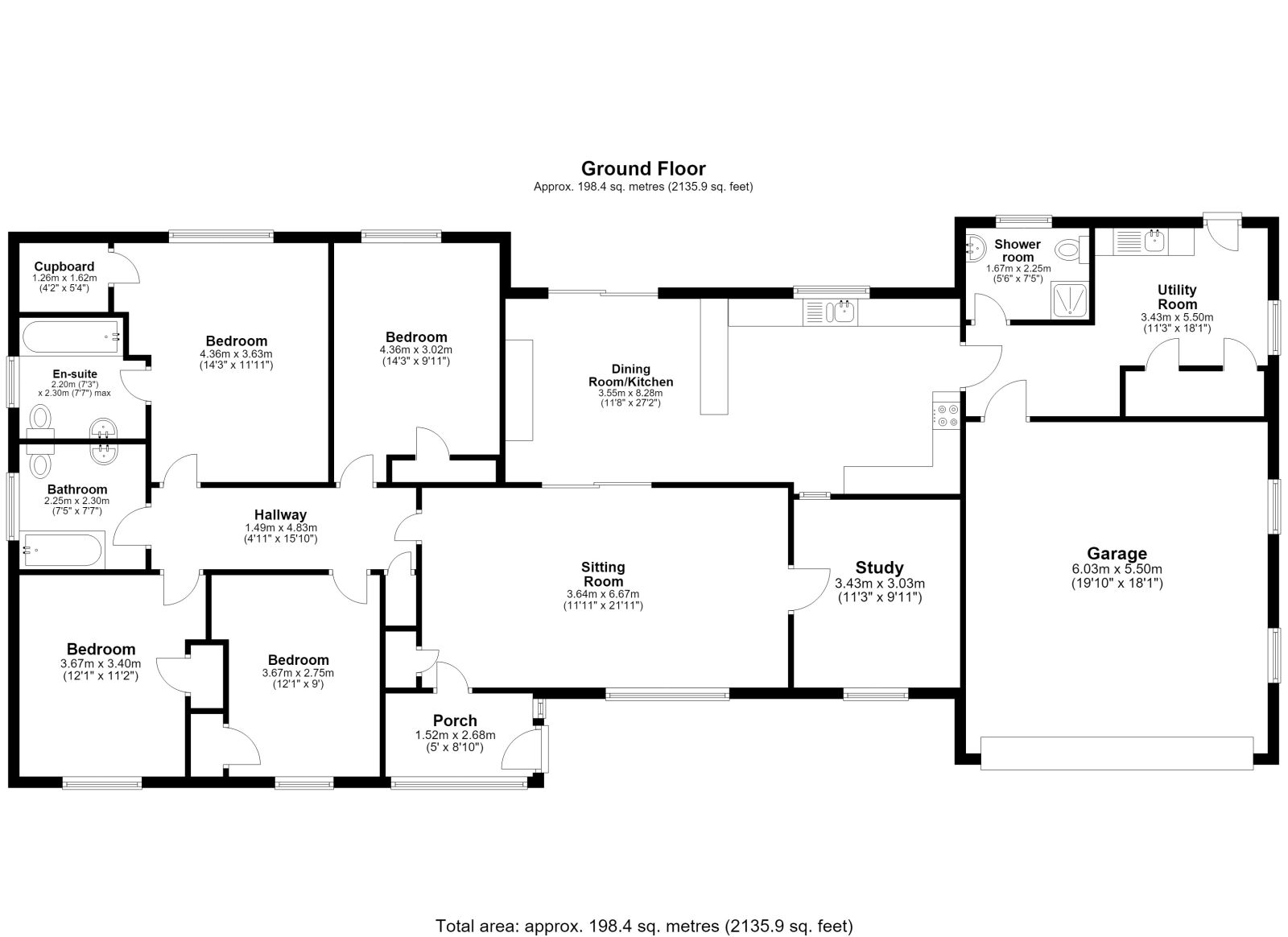 Trebartha, Trebetherick floorplan