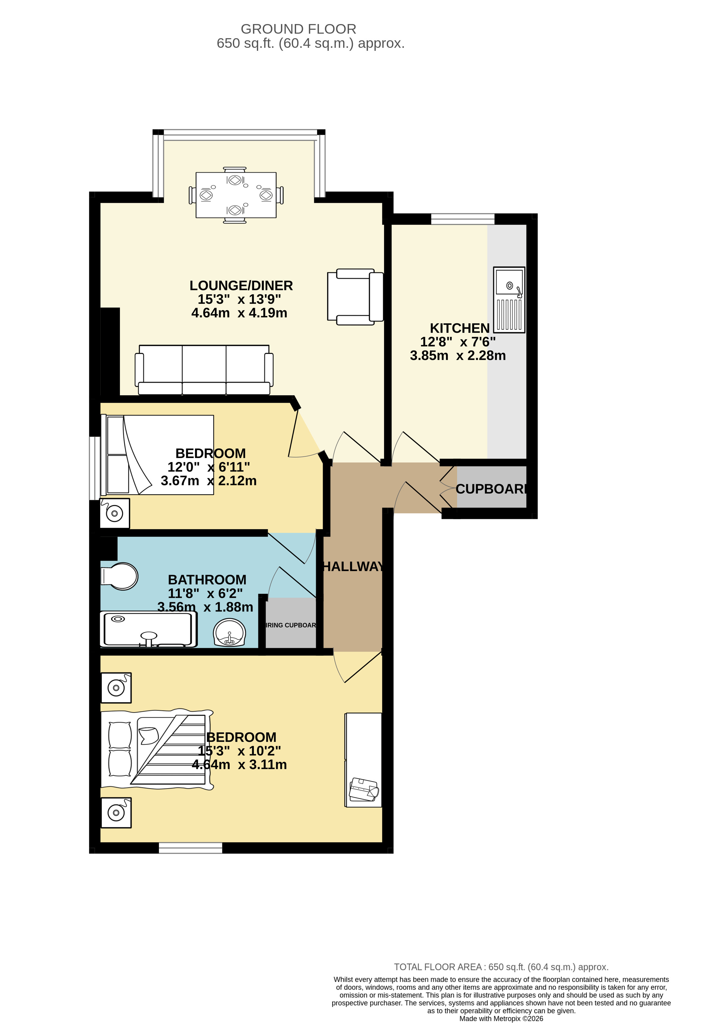 Flat 5, 35, Trinity Road, East Riding of Yorkshire floorplan
