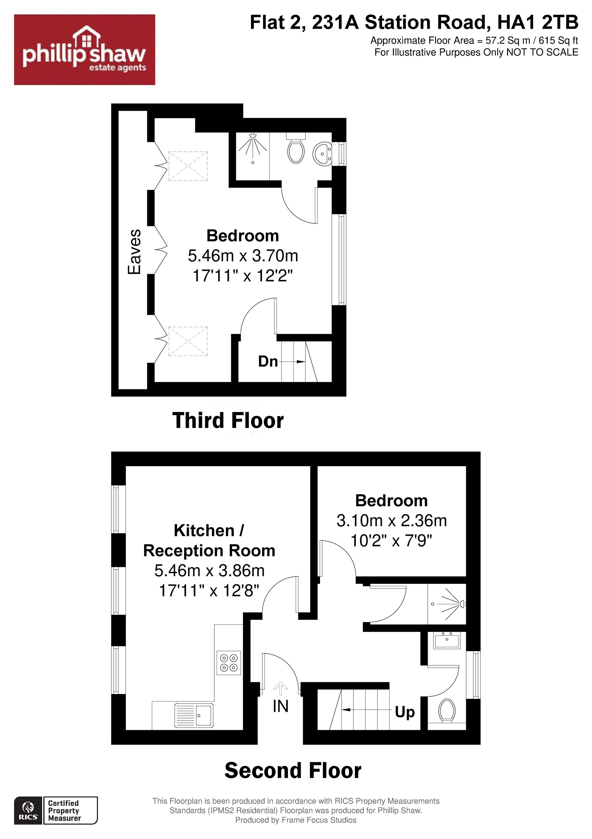 Flat 2, 231A Station Road, Harrow floorplan