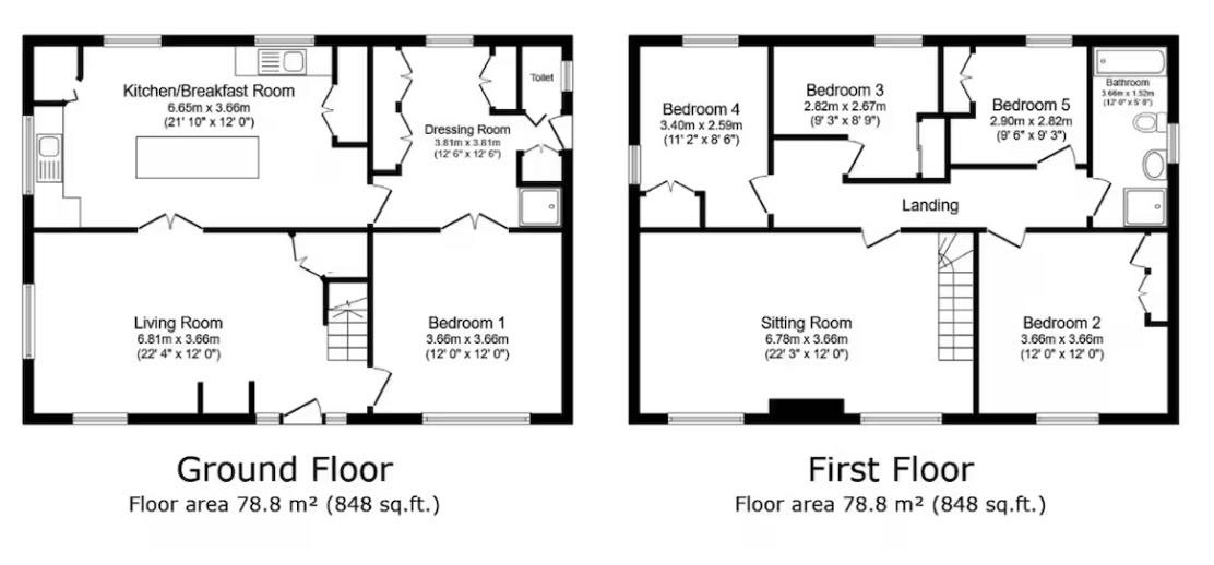 Dibden, Rectory Cottage, Main Road, Southampton floorplan